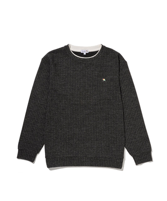 Arnold Palmer ジャガードワッフル シェア フェイクレイヤード プルオーバー