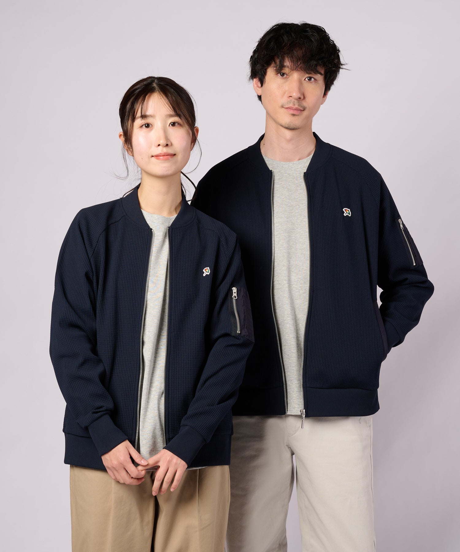 AIR FLEX ワッフル シェア MA-1 ブルゾン（MA-1/ユニセックス