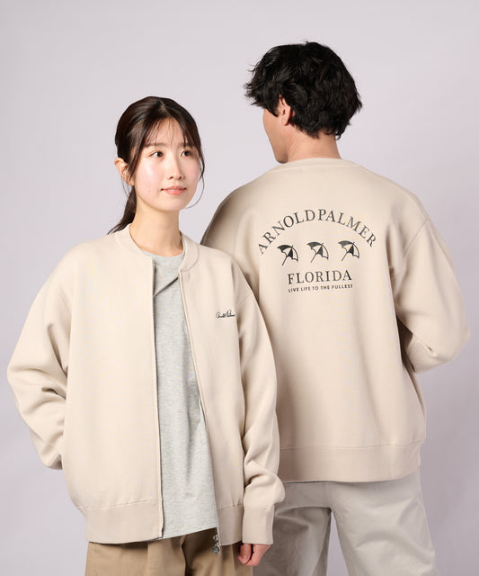 Arnold Palmer シェア スウェットライクニット ジップブルゾン