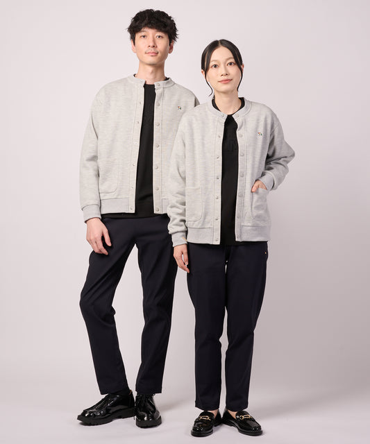 Arnold Palmer カノコダブルフェイス シェア クルーネック カーディガン