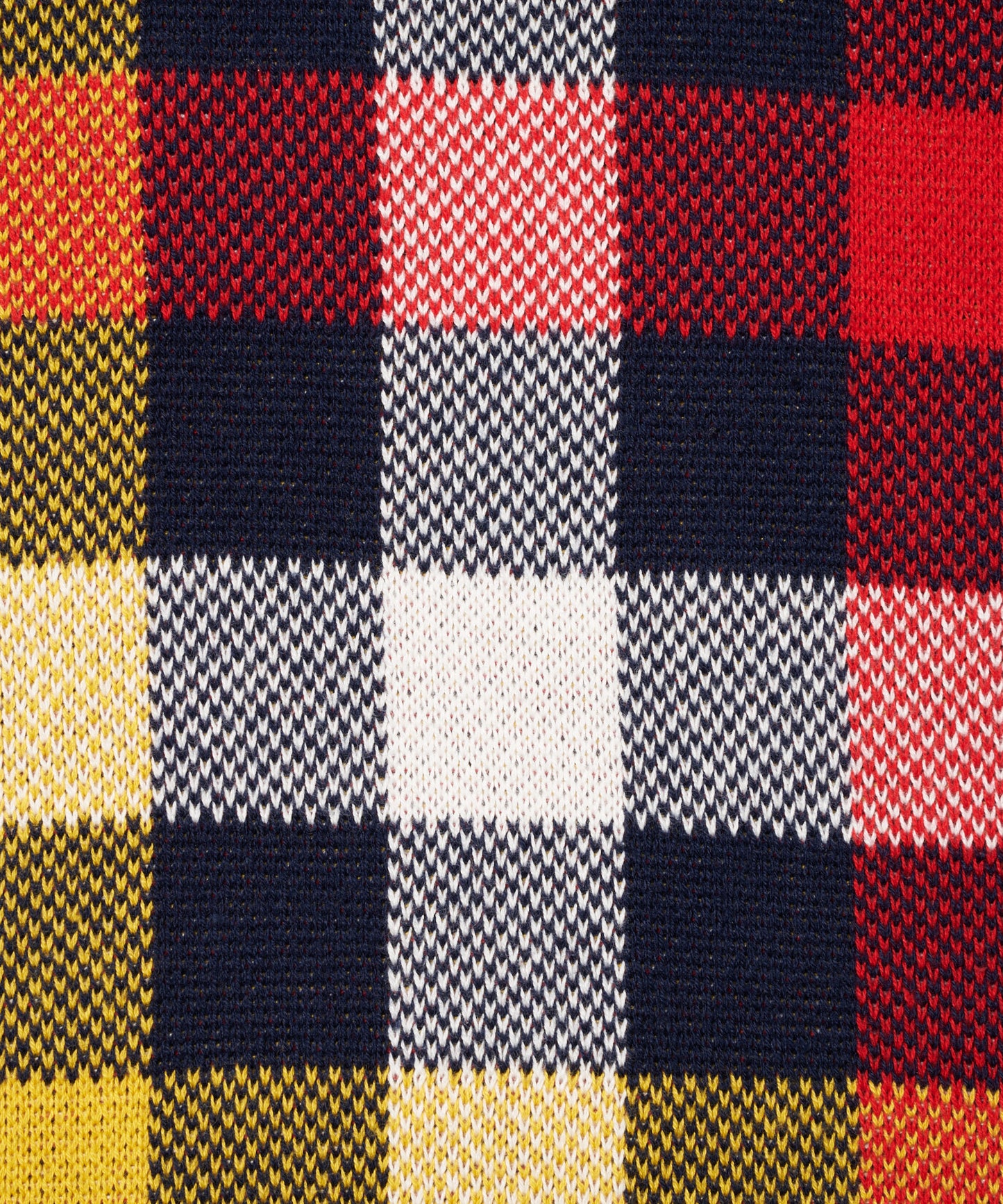 【ポイントUP対象】パネルパーマーチェック ニット プルオーバー