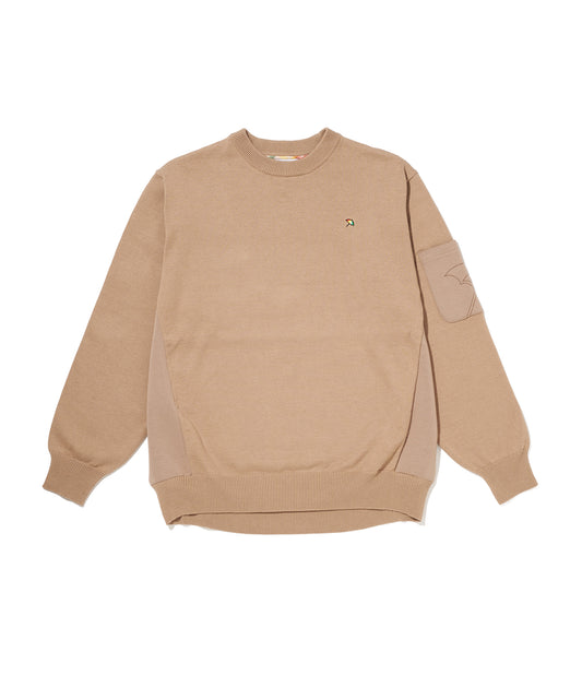 Arnold Palmer 異素材切替 ニット プルオーバー