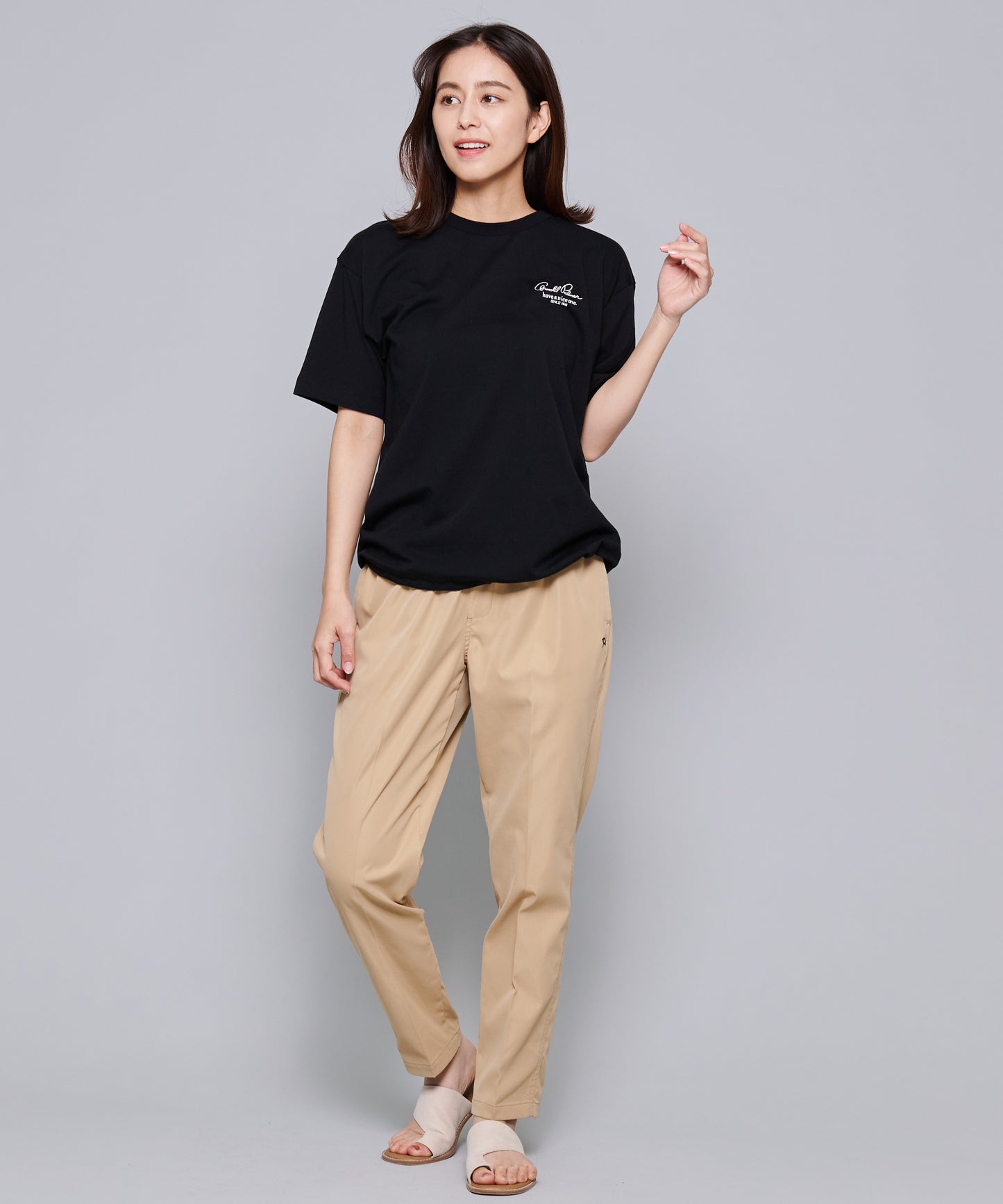 【残り1点】裾コード付きシェアTシャツ