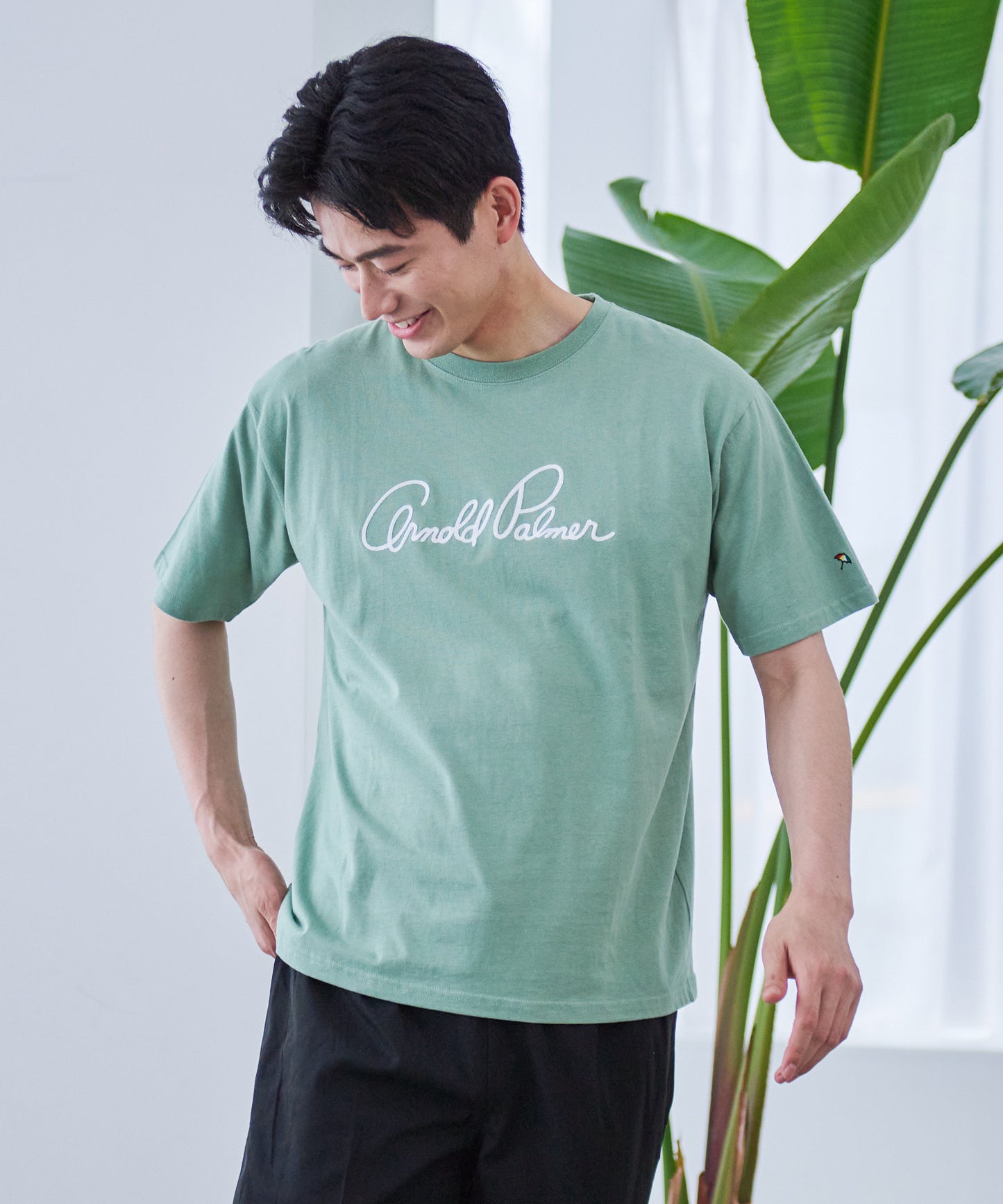 USAコットン天竺シェアレガシーロゴTシャツ