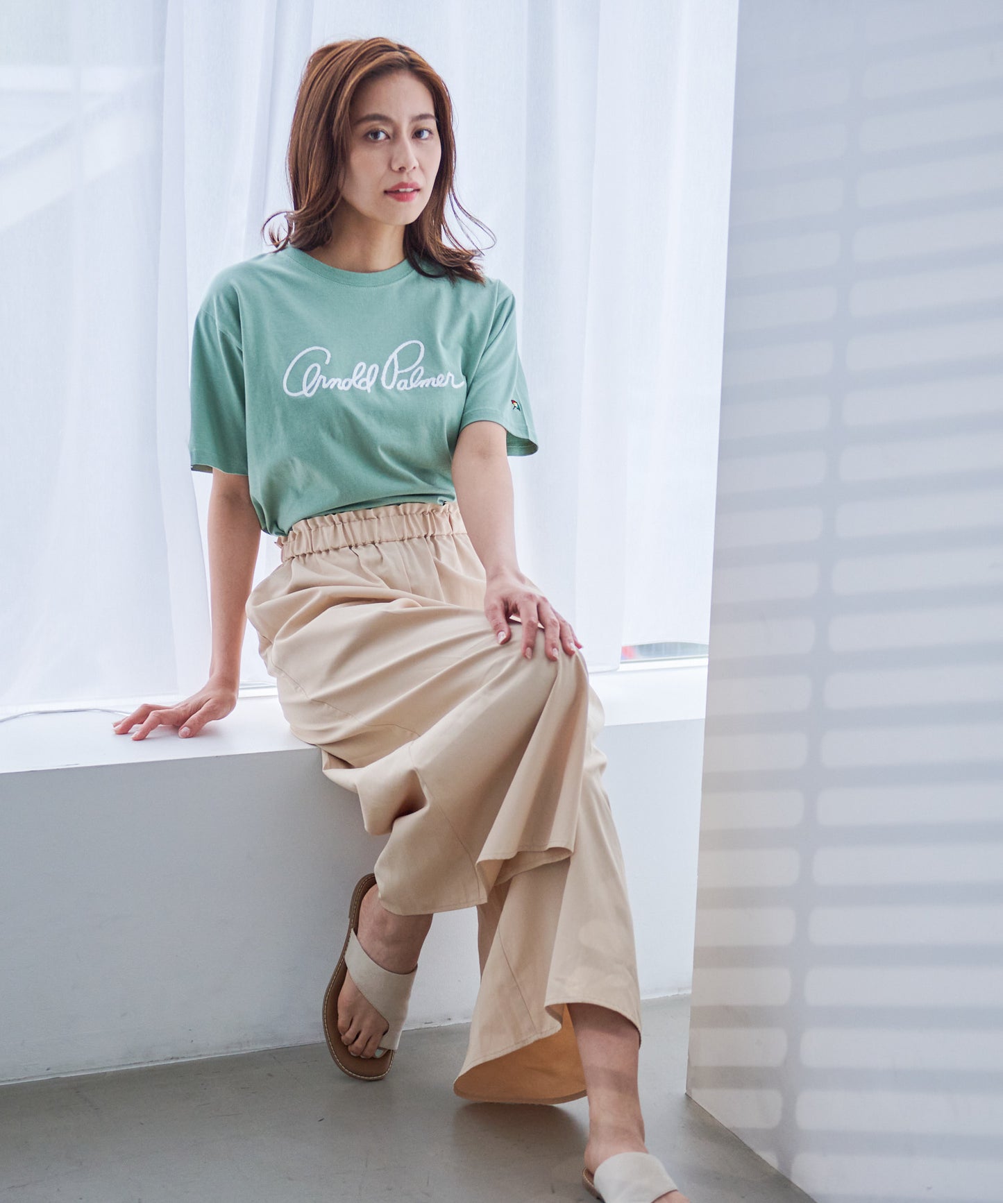 USAコットン天竺シェアレガシーロゴTシャツ