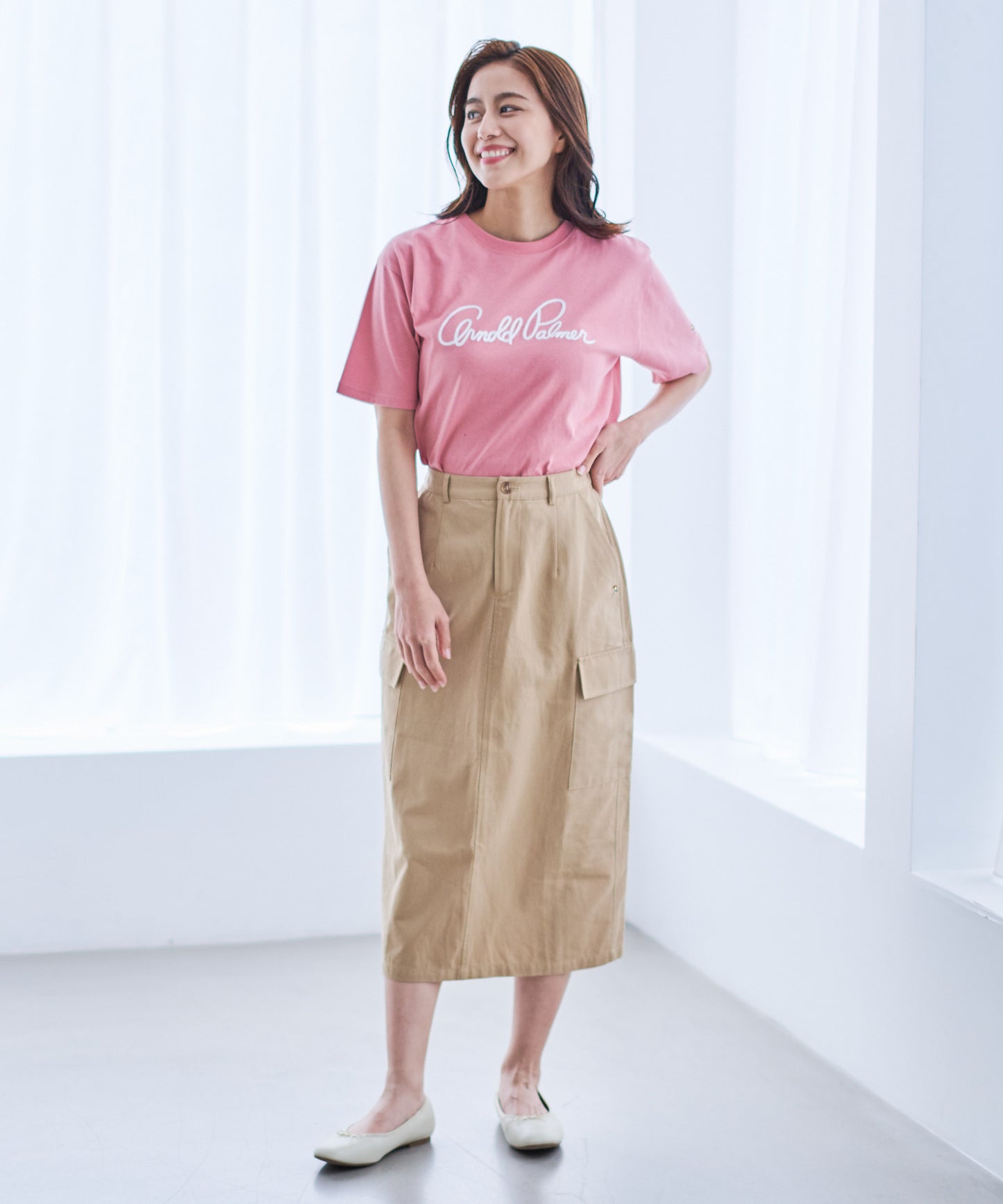 USAコットン天竺シェアレガシーロゴTシャツ