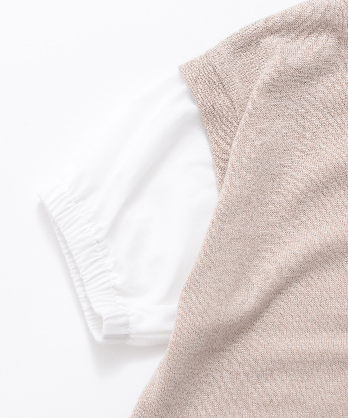 【残り2点】ニットフェイクレイヤードTシャツ【キッズ】