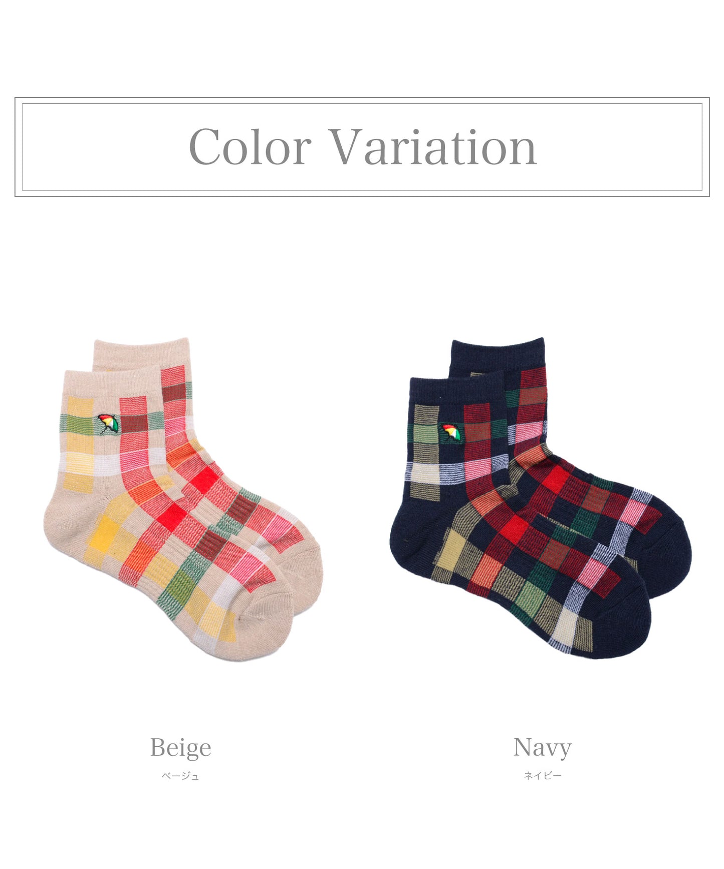 パーマーチェック ショートソックス for ladies'