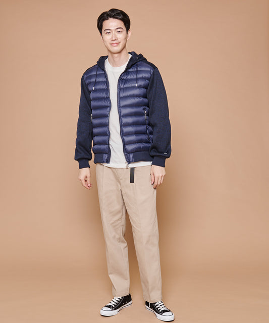 Arnold Palmer バルキーフリース×ダウン ハイブリッドパーカー