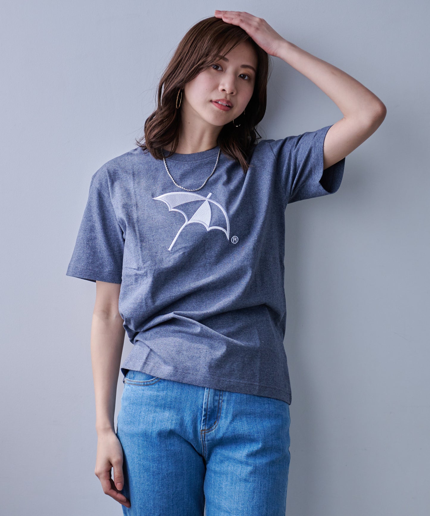 CYCLO 天竺シェアアンブレラロゴTシャツ