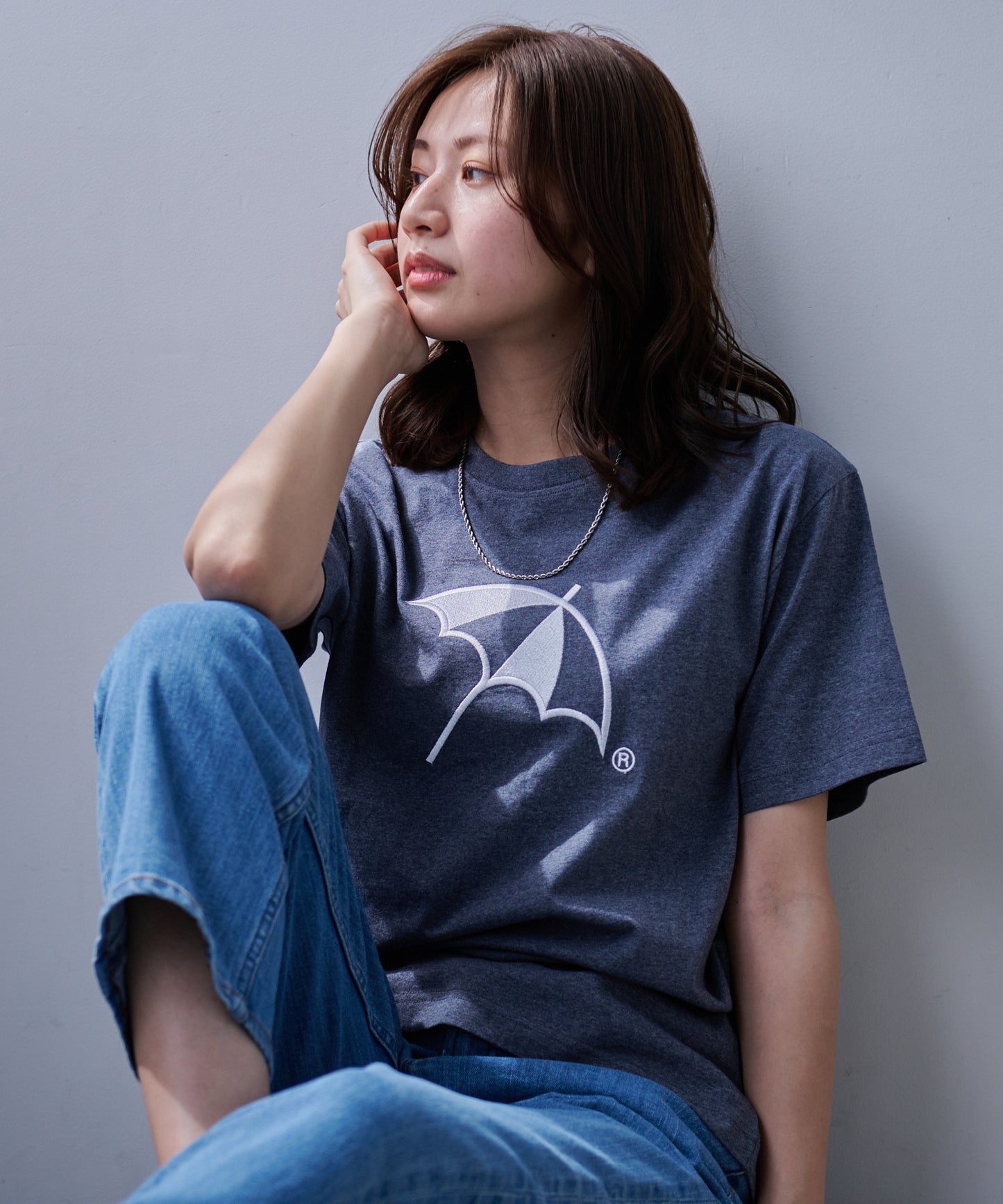 CYCLO 天竺シェアアンブレラロゴTシャツ