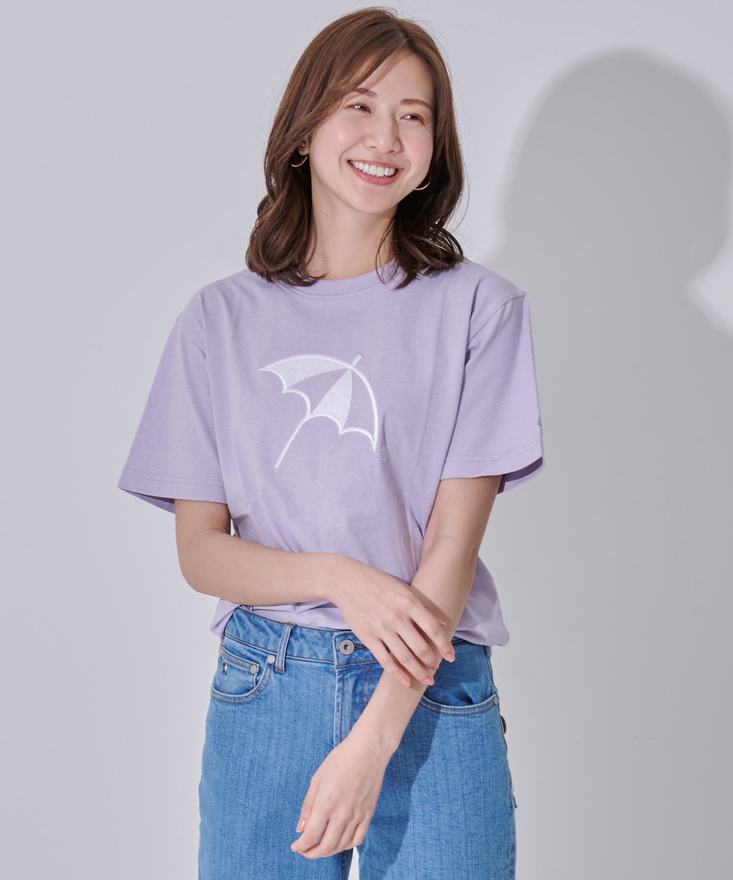 CYCLO 天竺シェアアンブレラロゴTシャツ