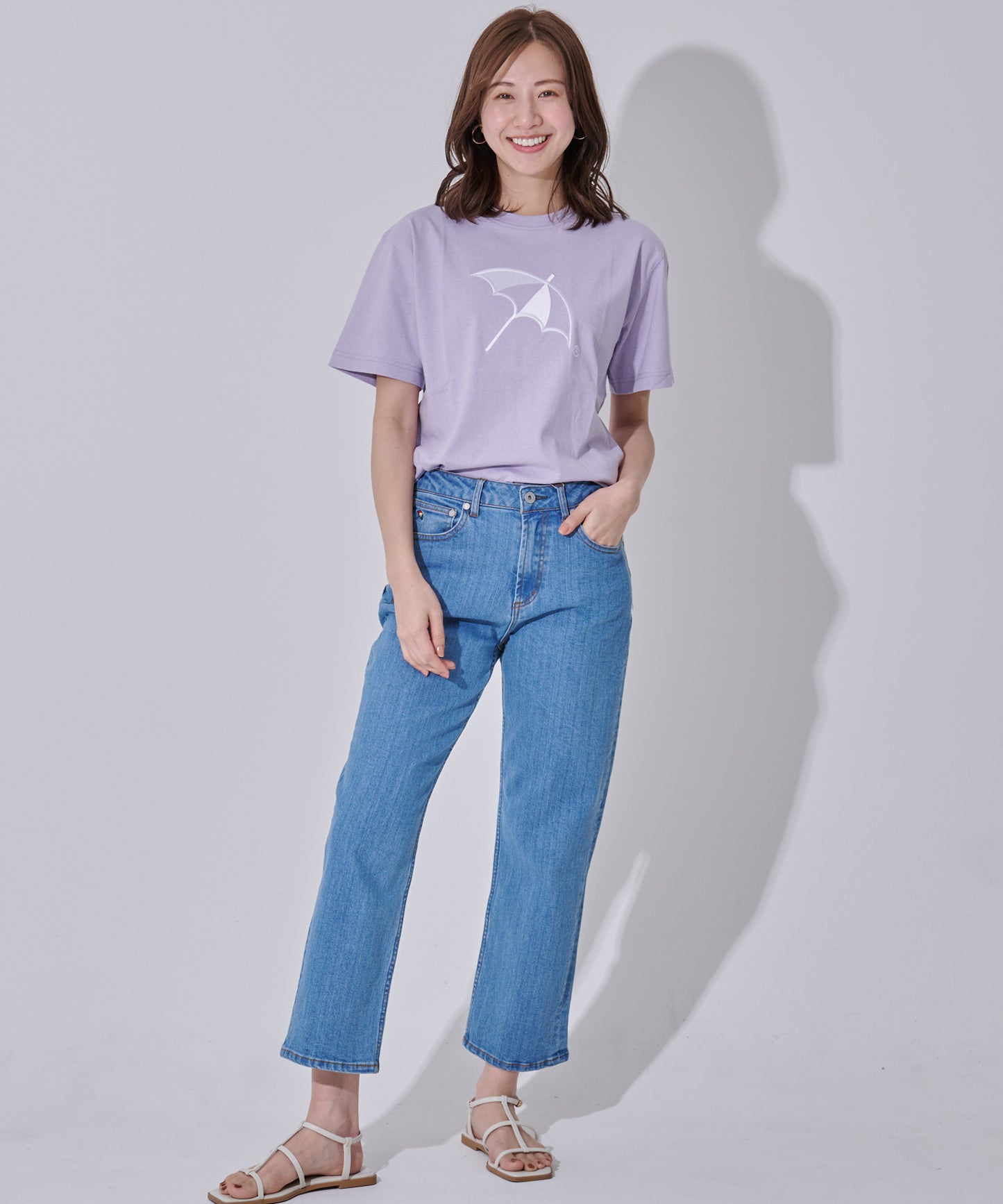 CYCLO 天竺シェアアンブレラロゴTシャツ