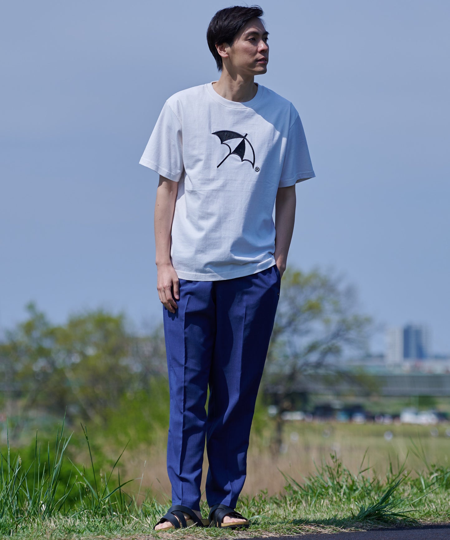 CYCLO 天竺シェアアンブレラロゴTシャツ