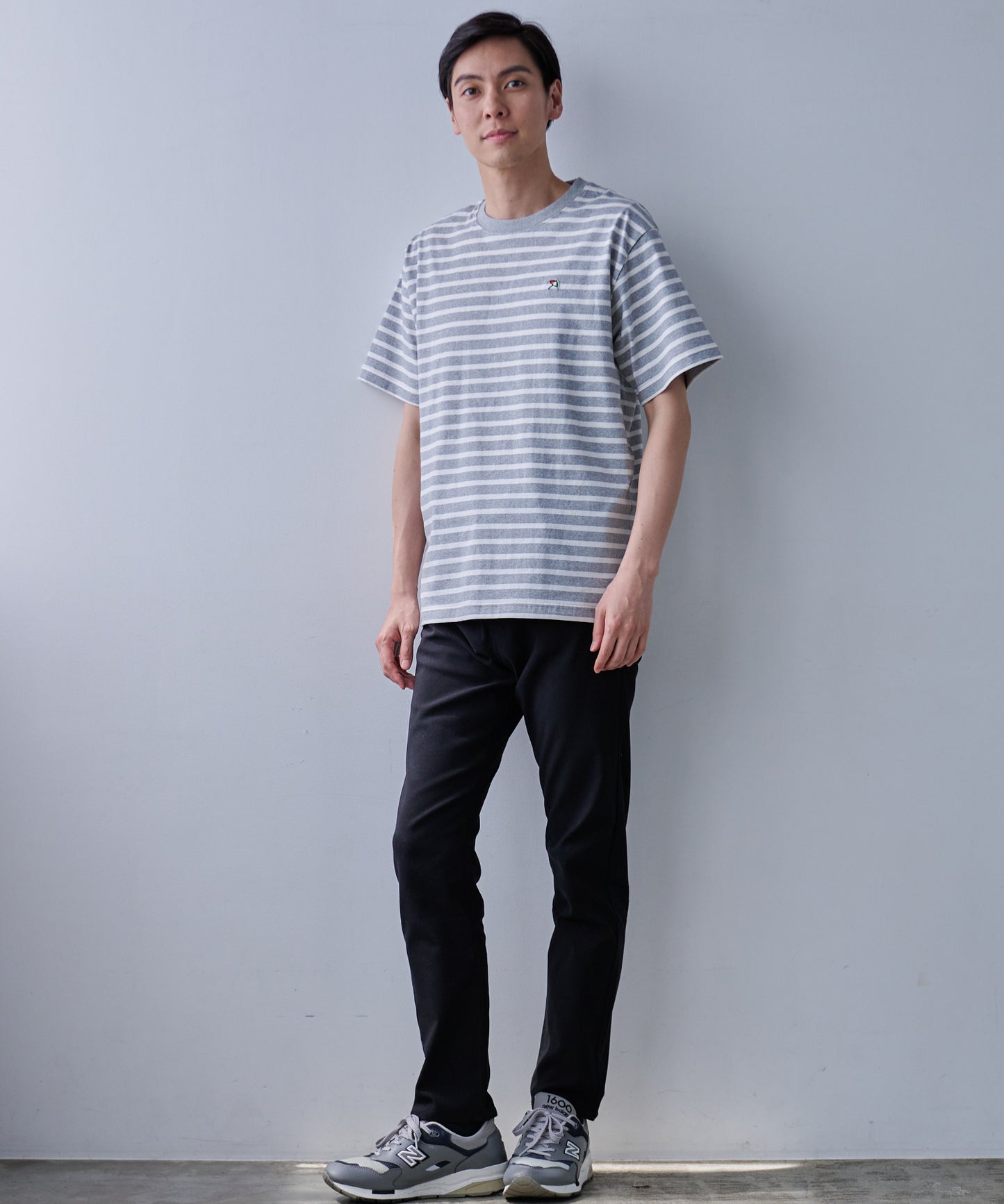 CYCLO ボーダー天竺シェアTシャツ