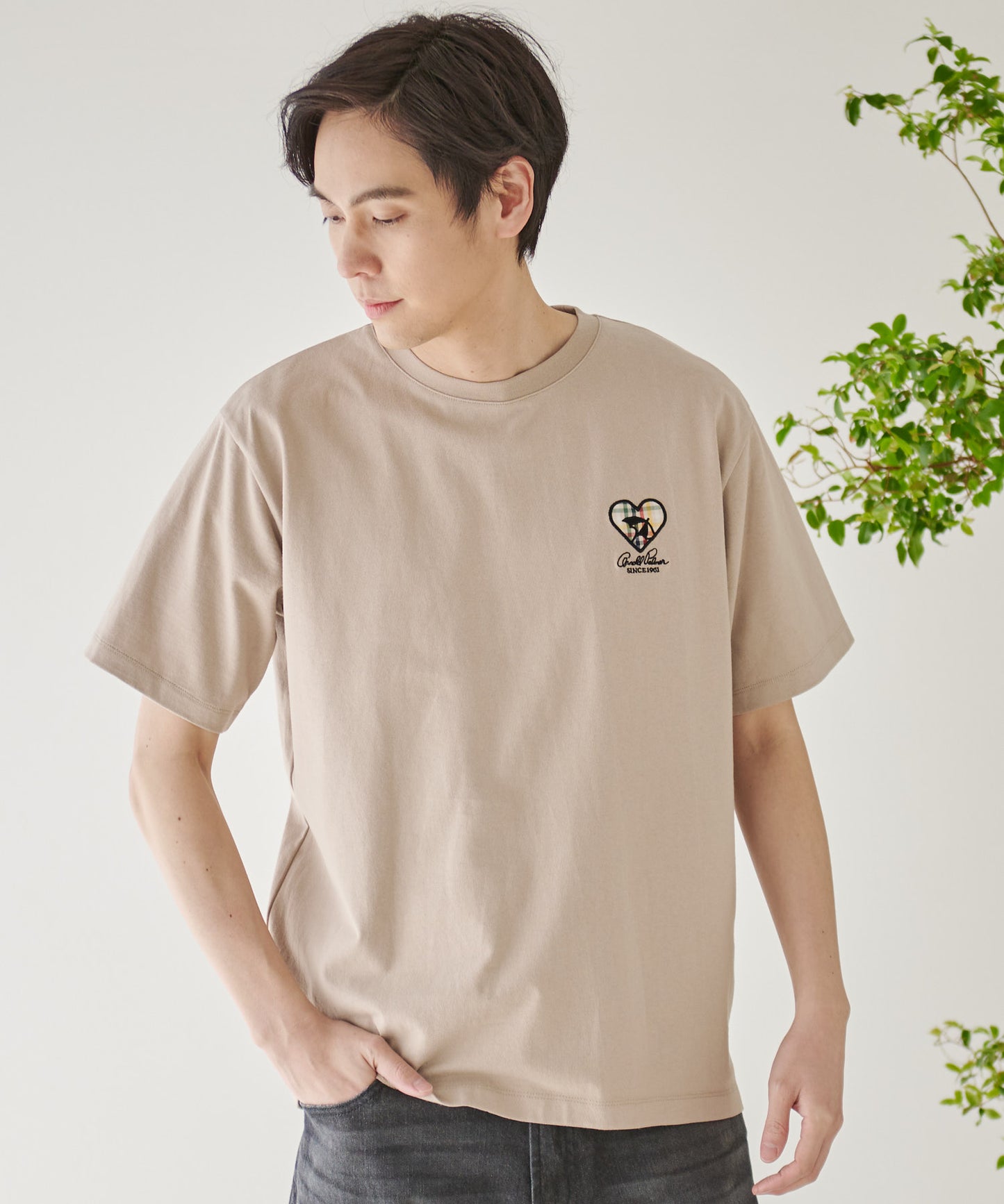 ハートモチーフシェアTシャツ