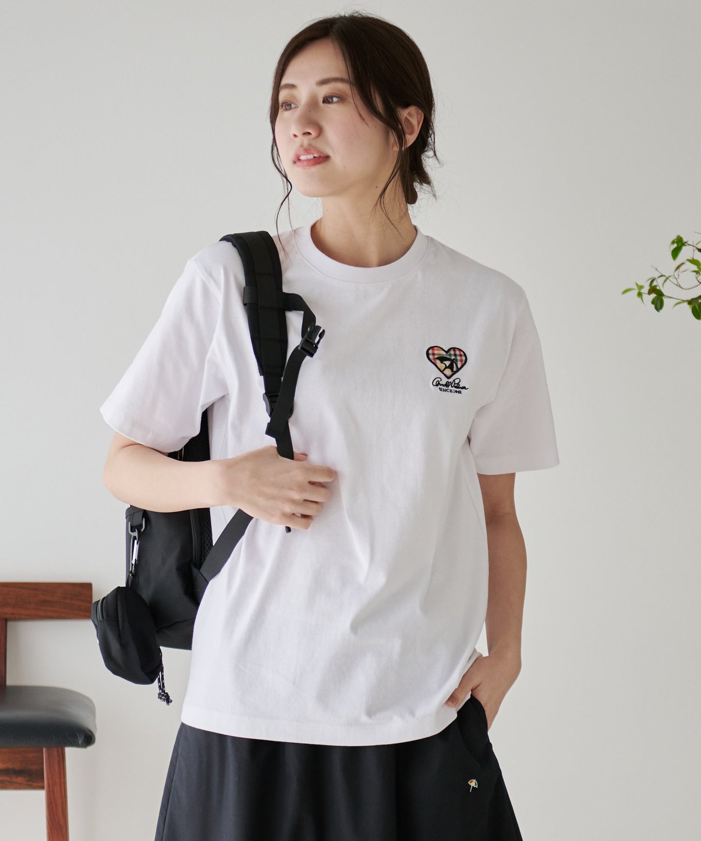 ハートモチーフシェアTシャツ