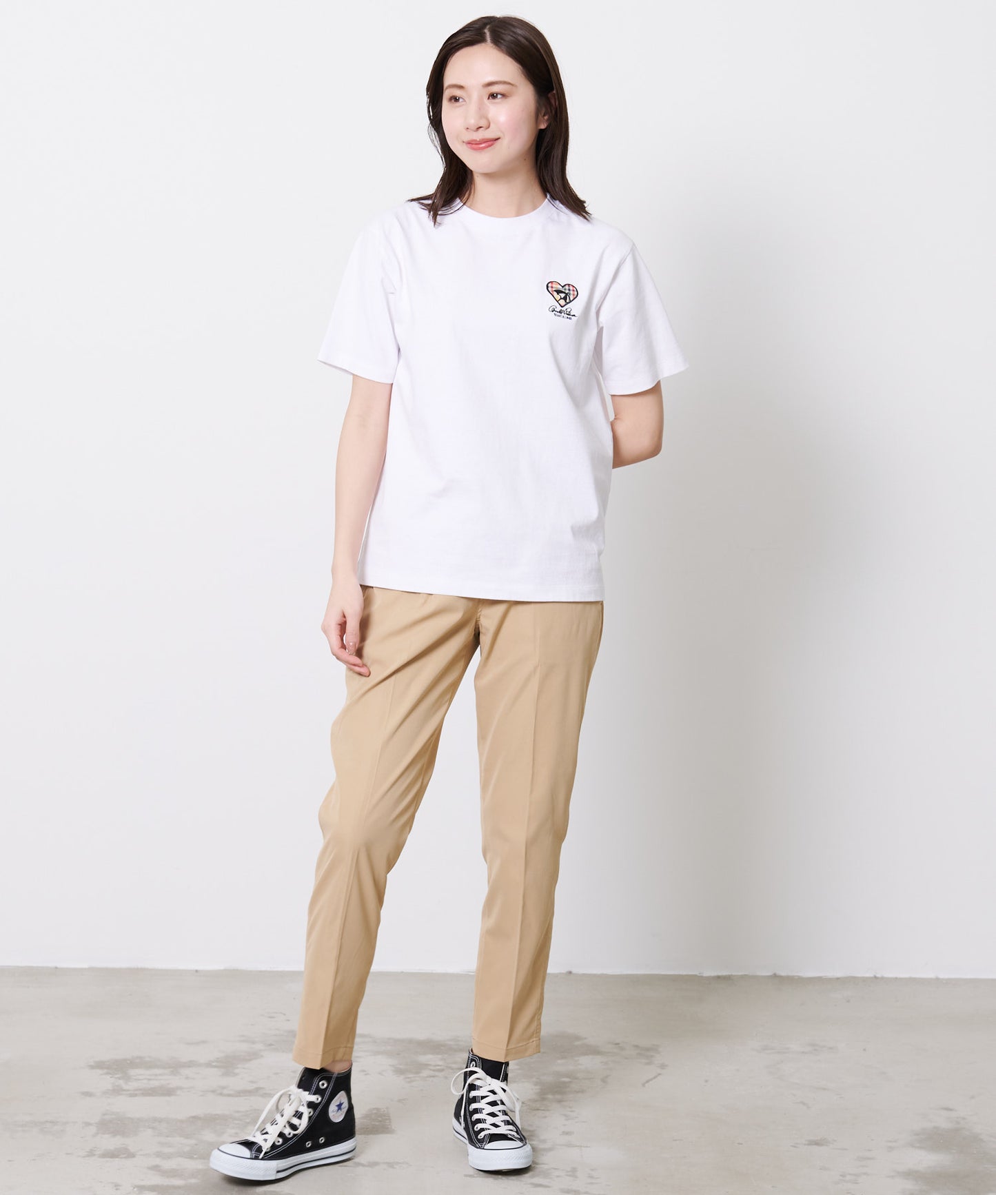 ハートモチーフシェアTシャツ