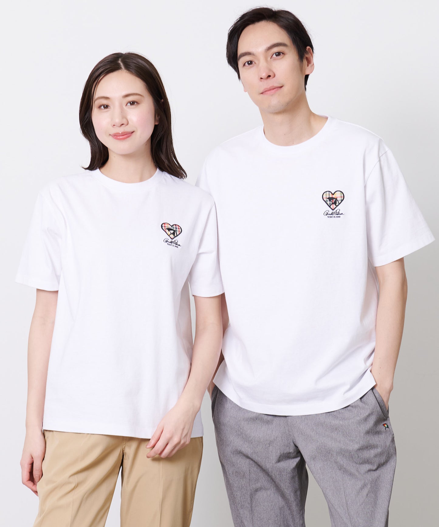 ハートモチーフシェアTシャツ