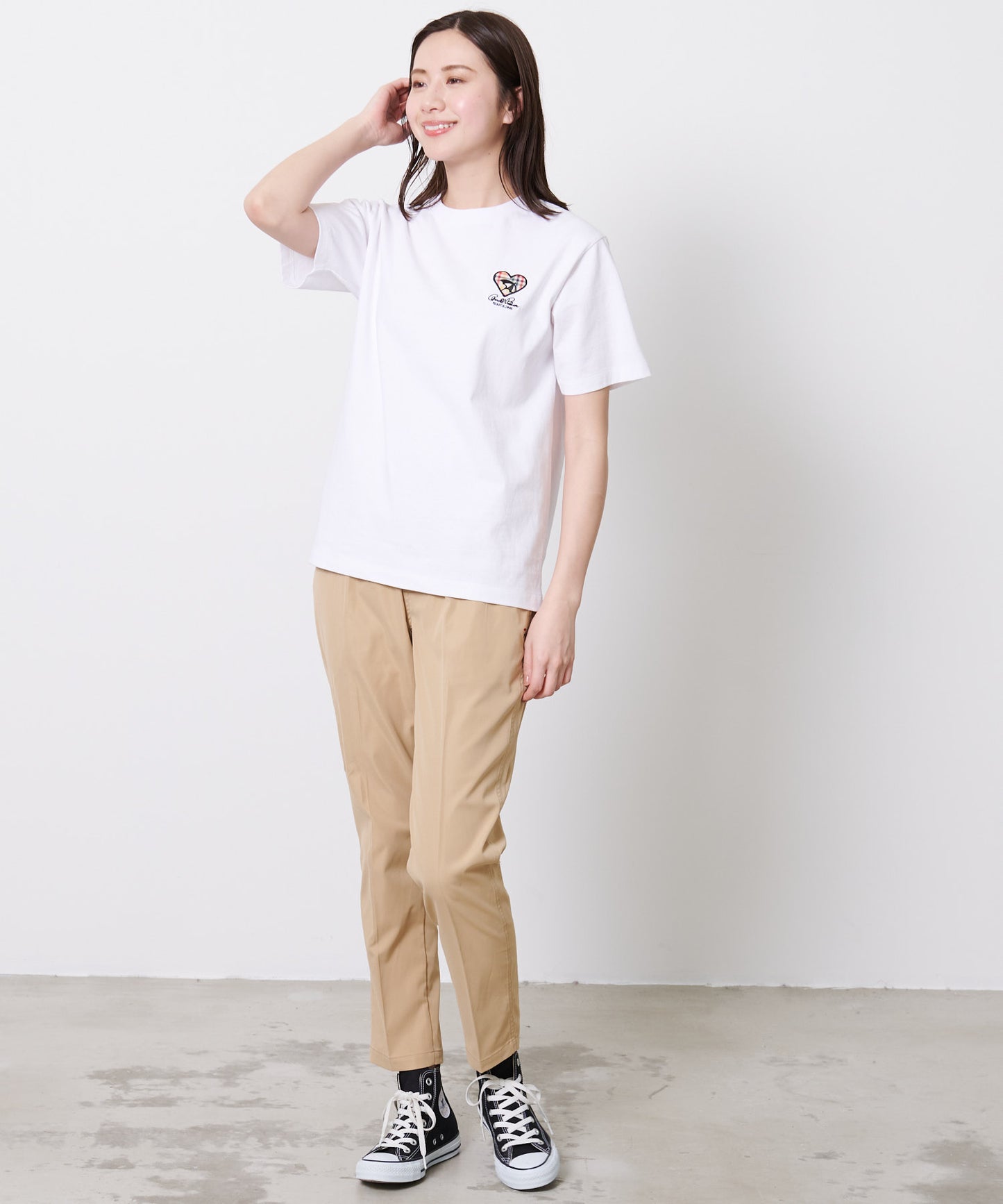 ハートモチーフシェアTシャツ