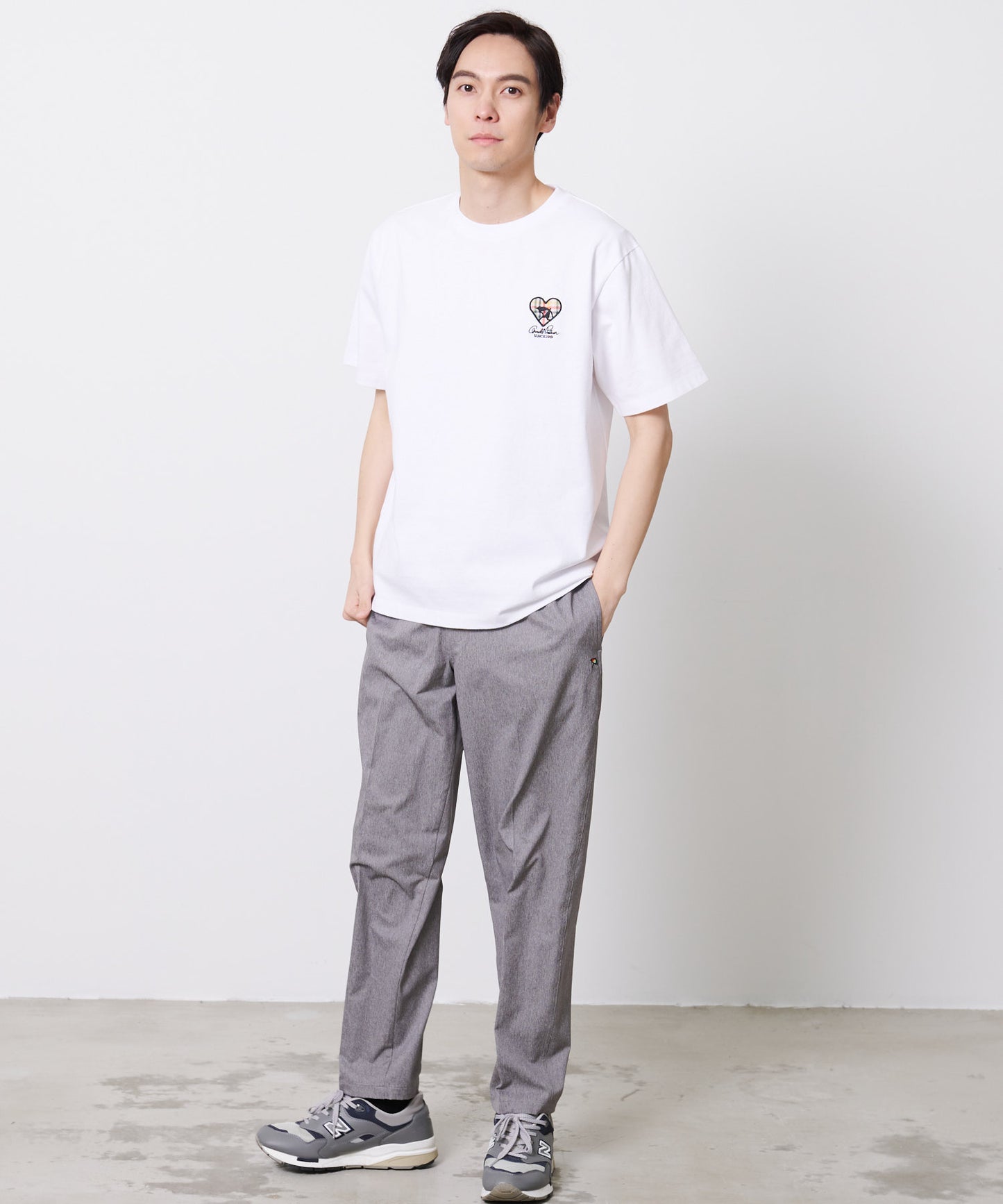 ハートモチーフシェアTシャツ