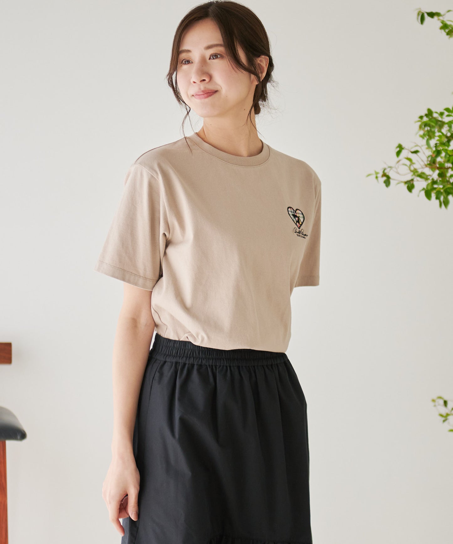 ハートモチーフシェアTシャツ