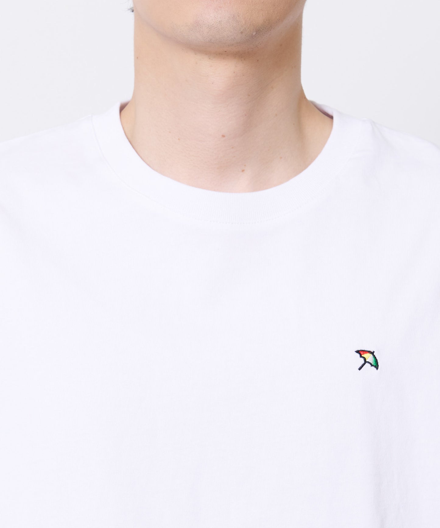 布帛ドッキング5分袖 Tシャツ