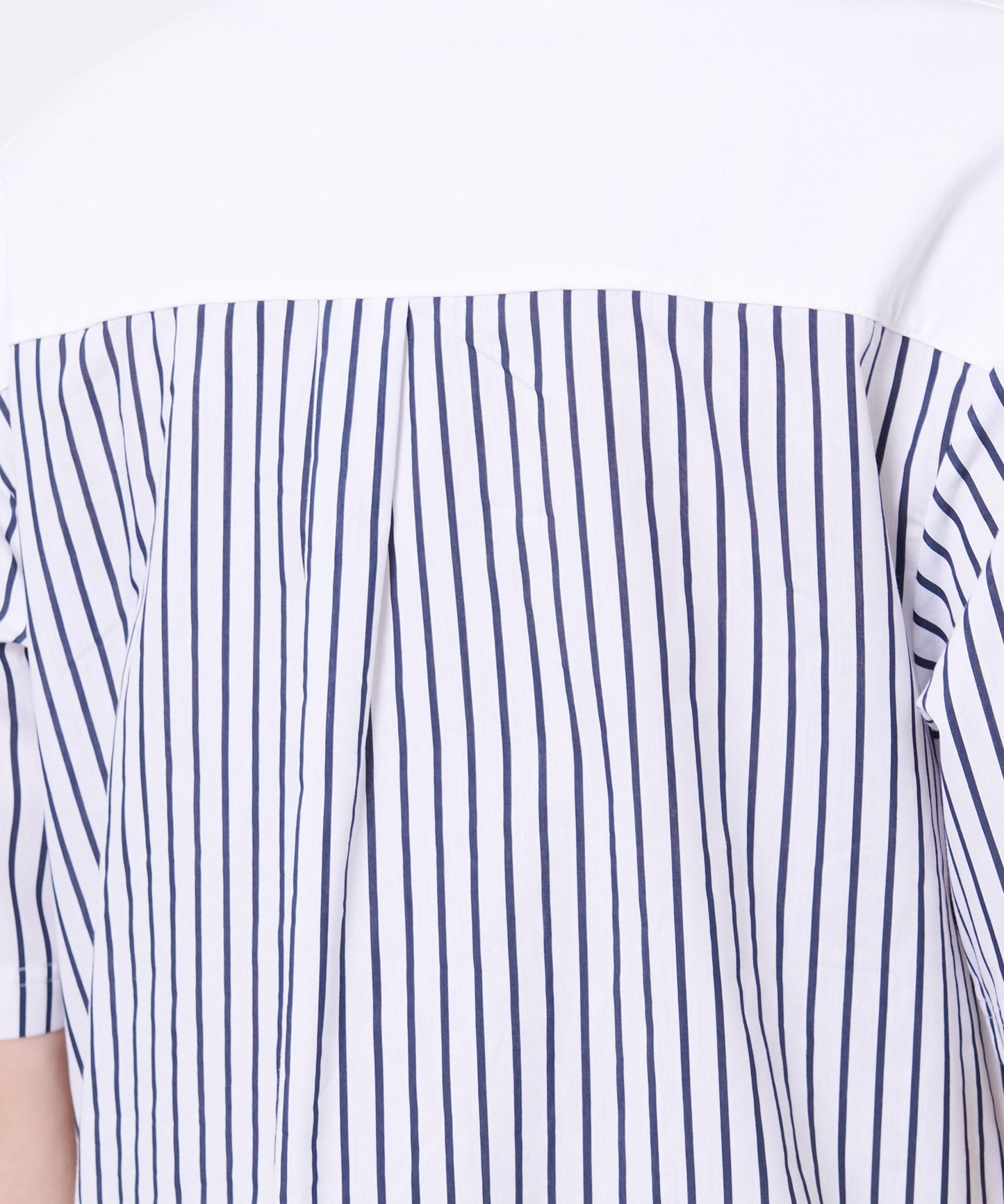 布帛ドッキング5分袖 Tシャツ