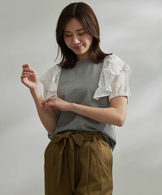 Arnold Palmer 【残り3点】アンブレラレースフリル プルオーバー