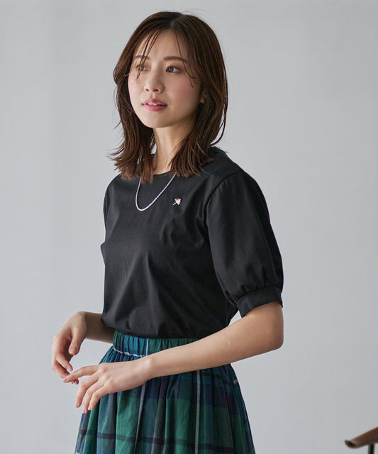 Arnold Palmer パフスリーブ ラウンドテール Tシャツ