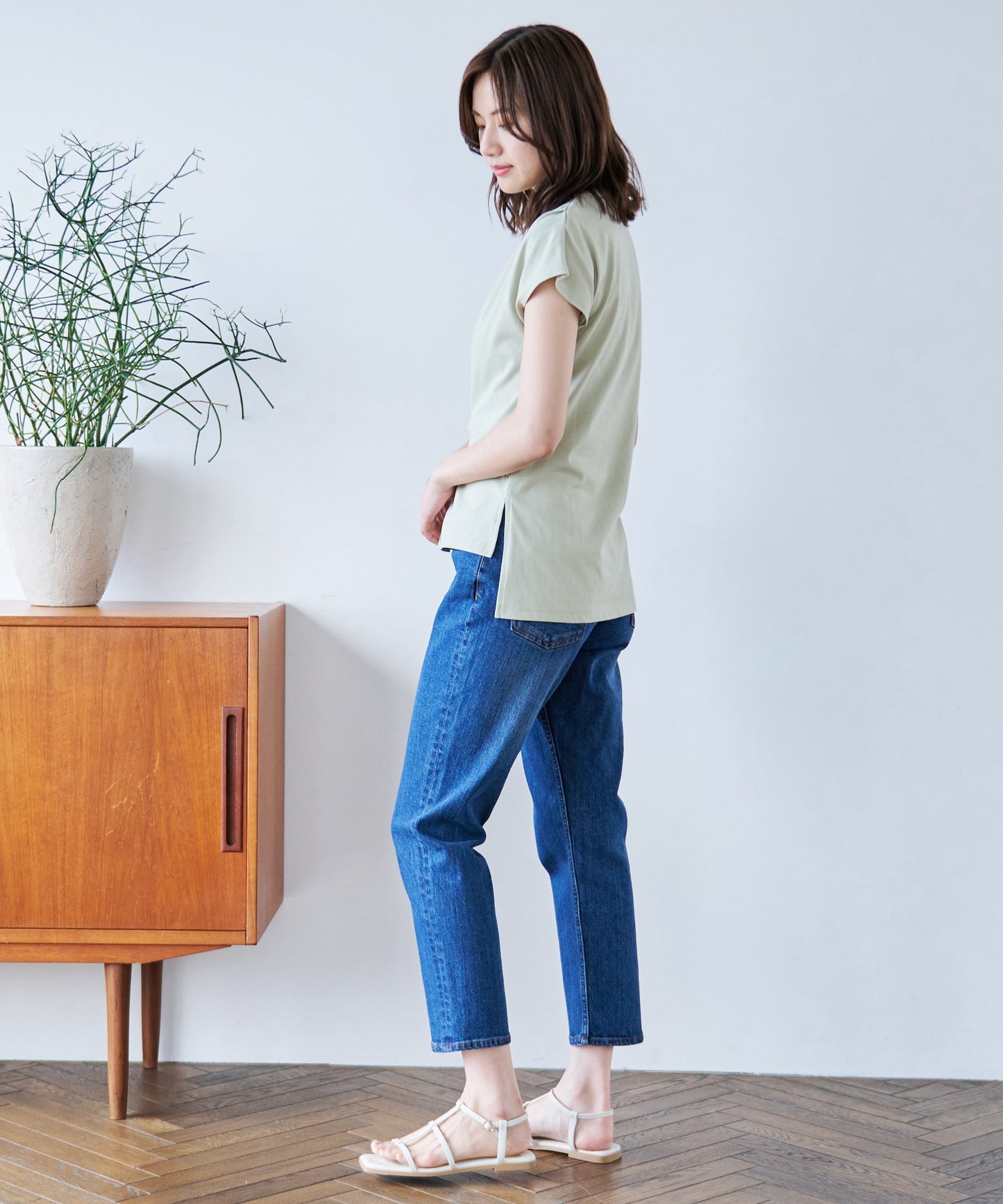 【残り3点】アシメ 前結びTシャツ
