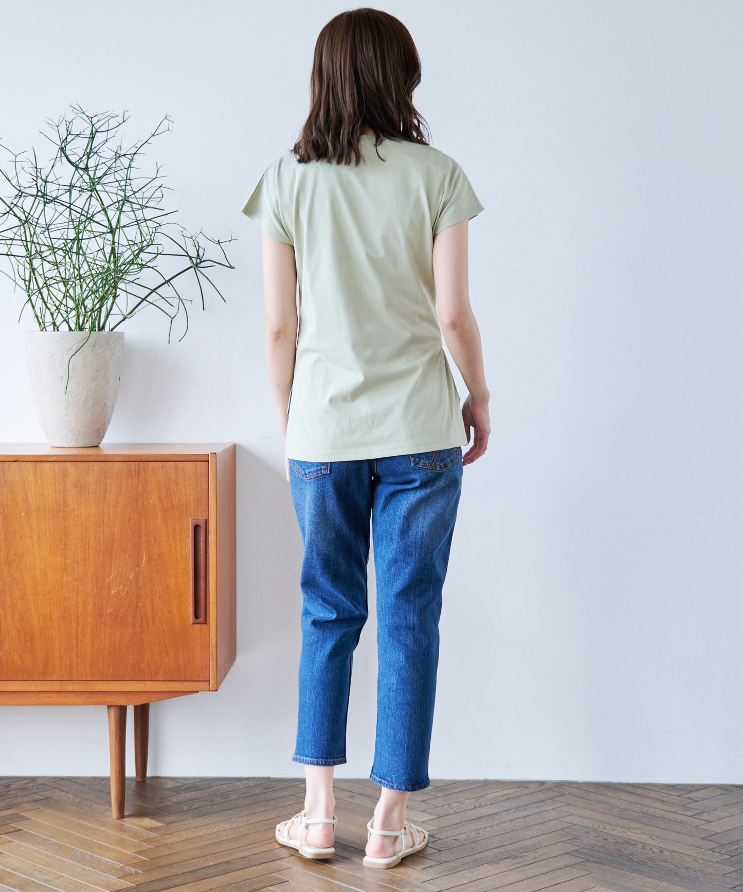 【残り3点】アシメ 前結びTシャツ