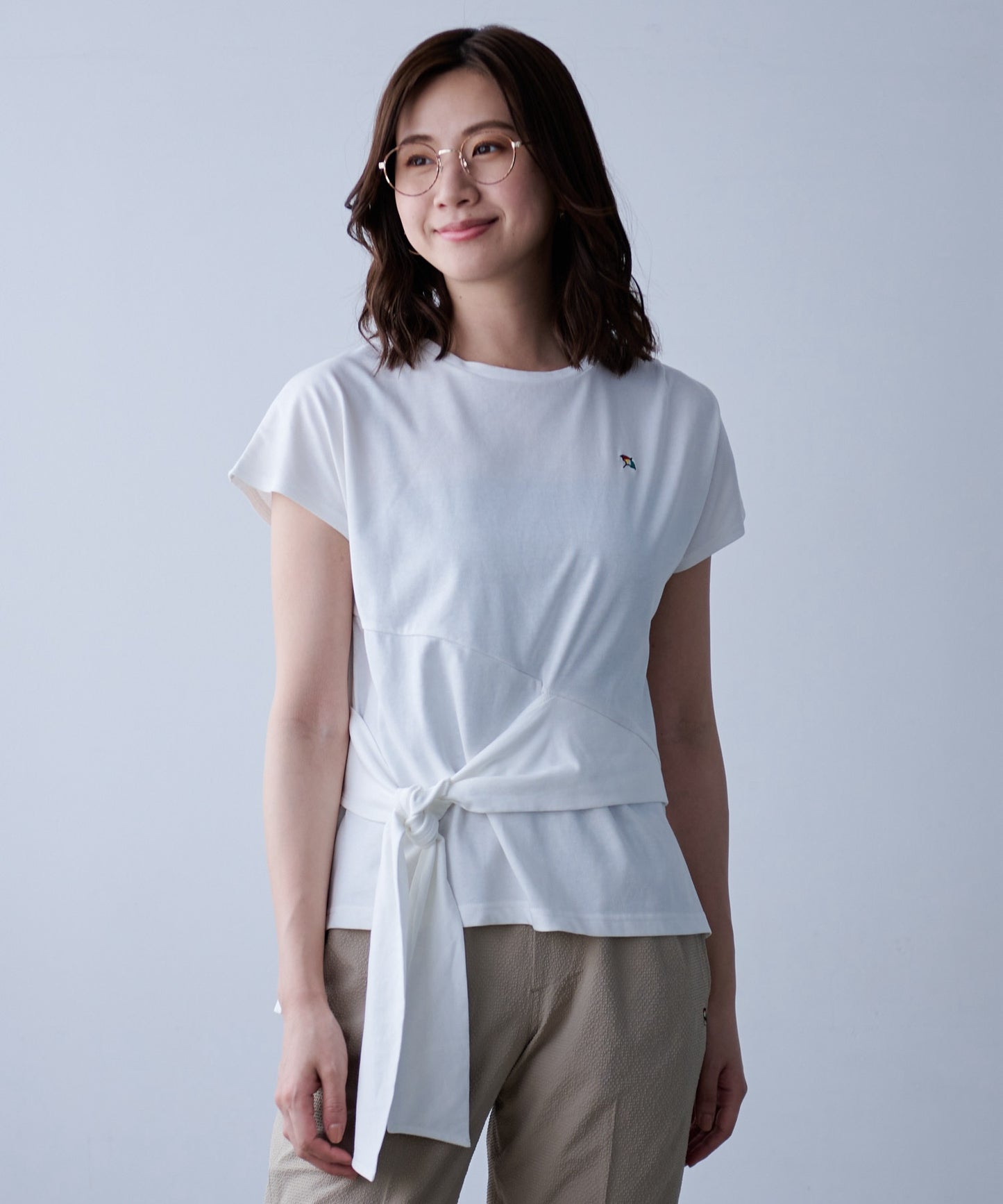【残り3点】アシメ 前結びTシャツ