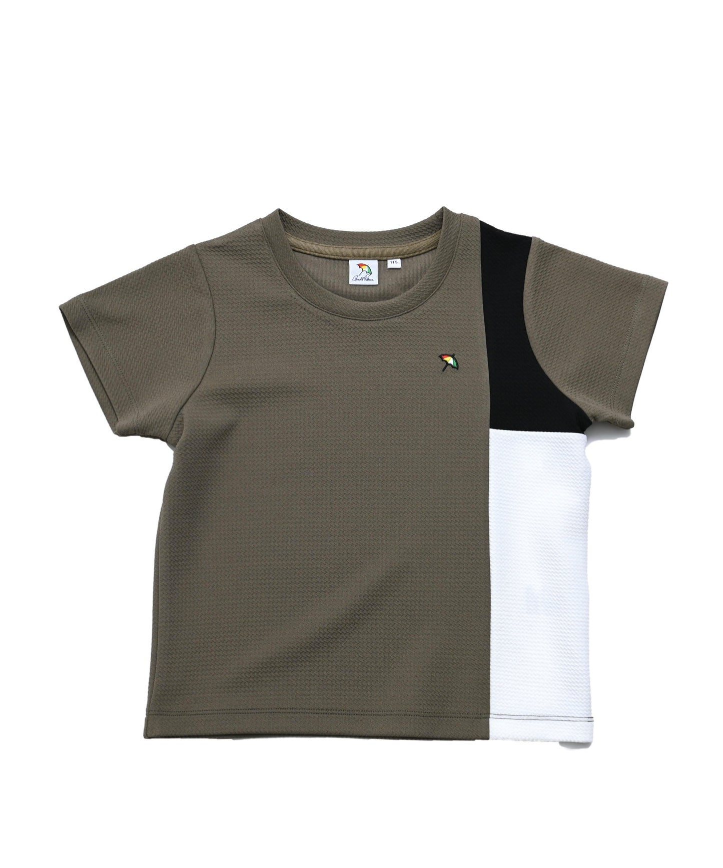 ドライワッフル カラーブロッキングTシャツ【キッズ】
