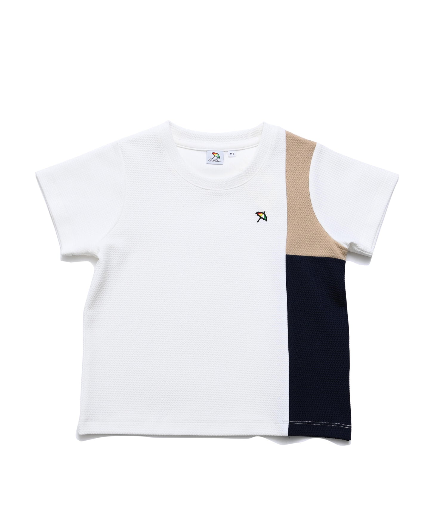 ドライワッフル カラーブロッキングTシャツ【キッズ】