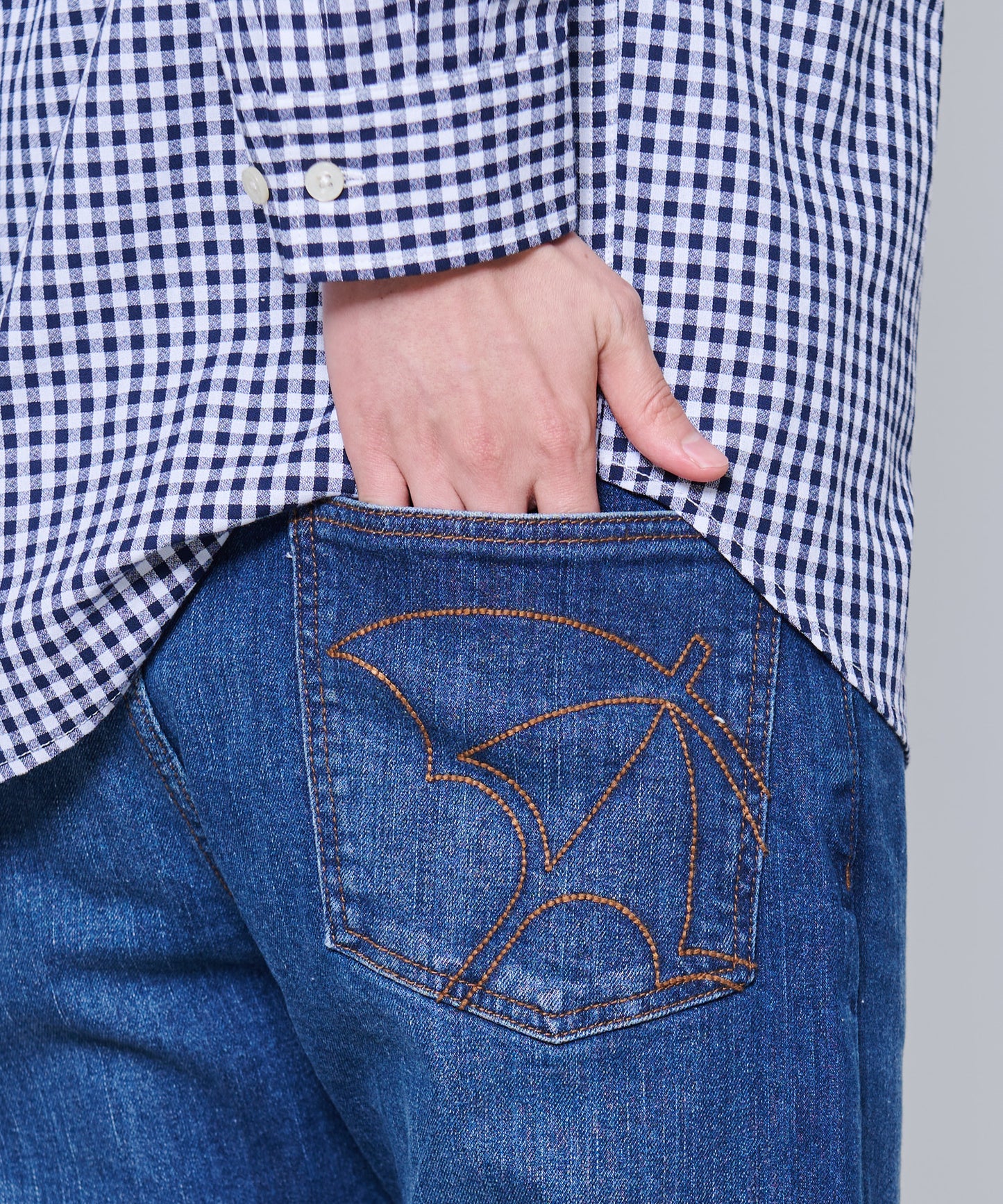 【残り1点】テーパードデニムパンツ