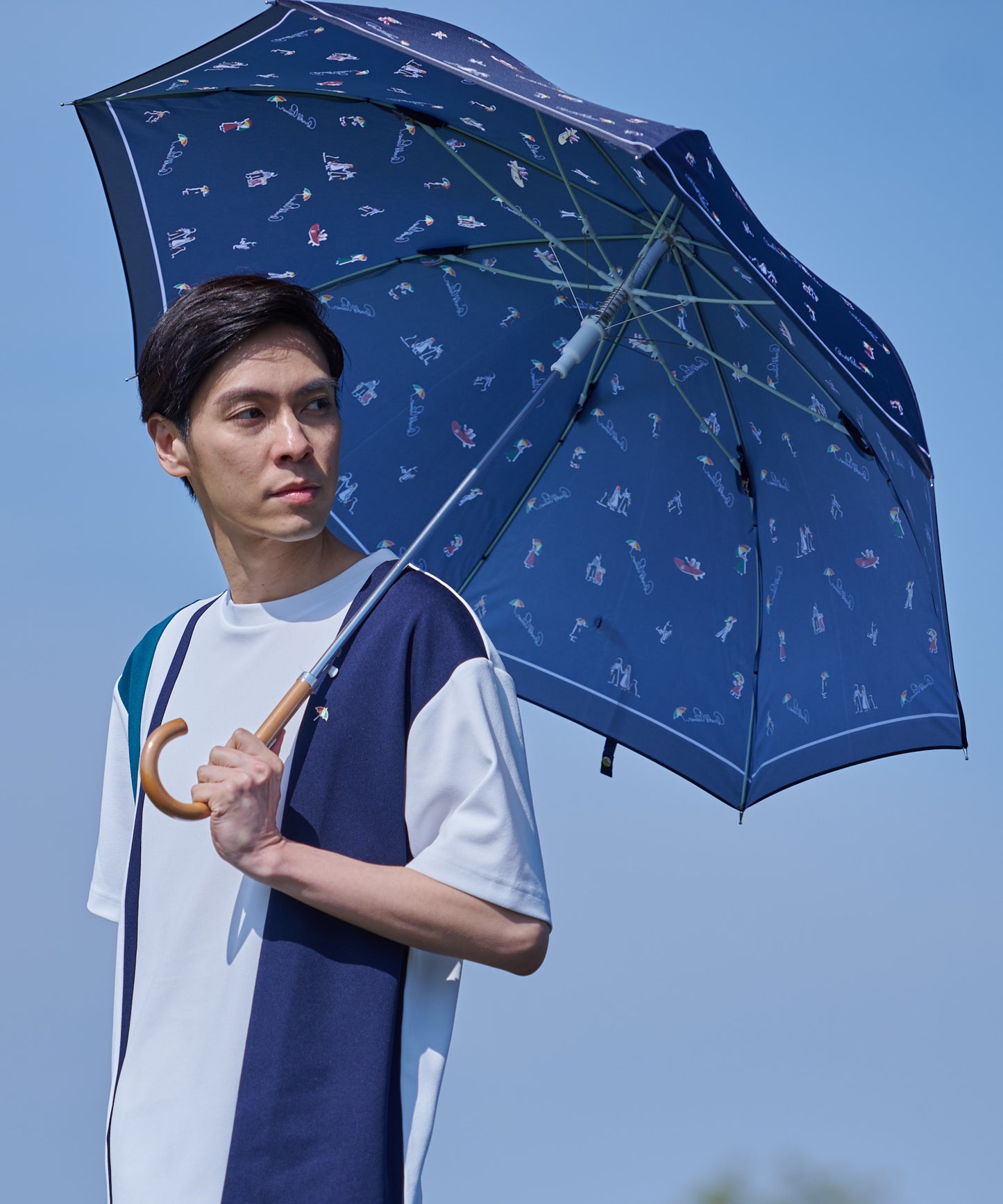【残り2点】アート総柄晴雨兼用シェア長傘 ※ラッピング対応不可