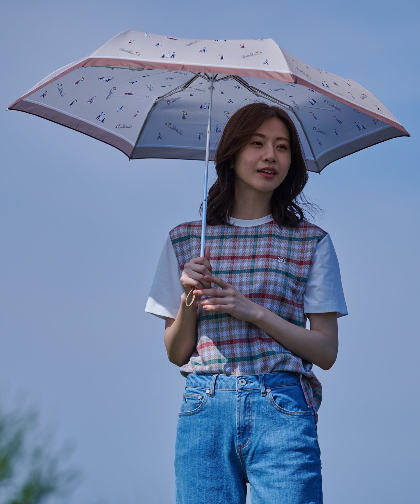 【残り2点】アート総柄晴雨兼用シェア折り畳み傘