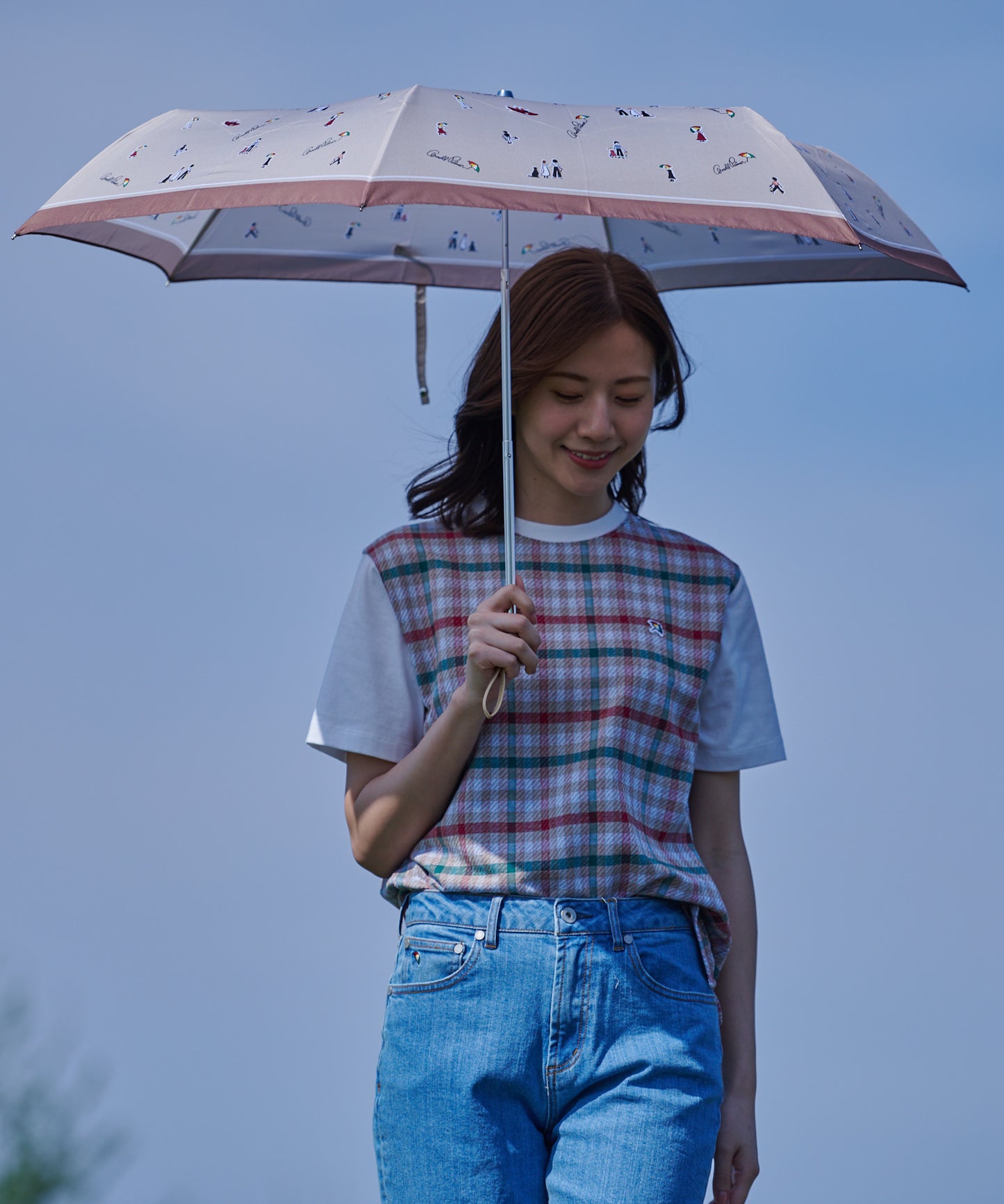 【残り2点】アート総柄晴雨兼用シェア折り畳み傘