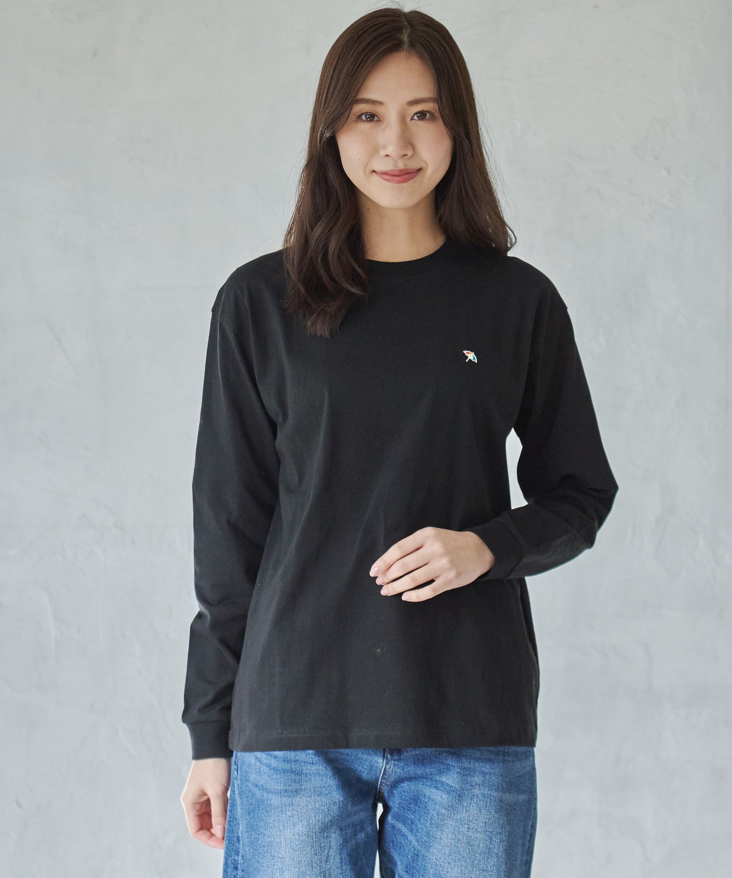 天竺シェアロングスリーブTシャツ