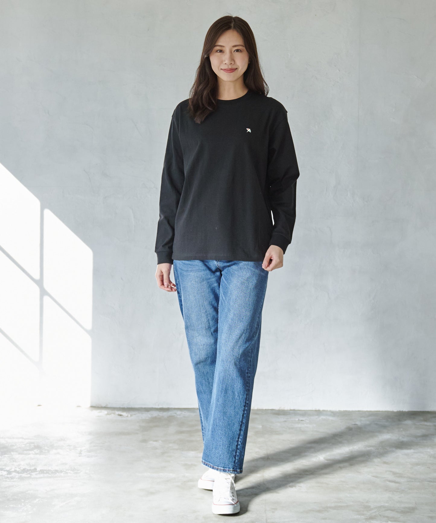 天竺シェアロングスリーブTシャツ