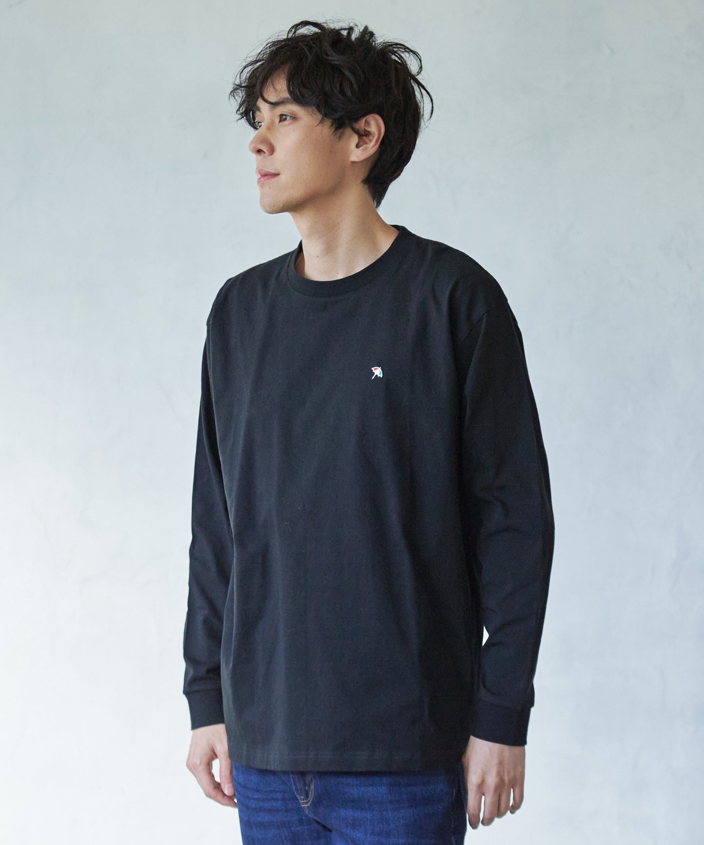 天竺シェアロングスリーブTシャツ