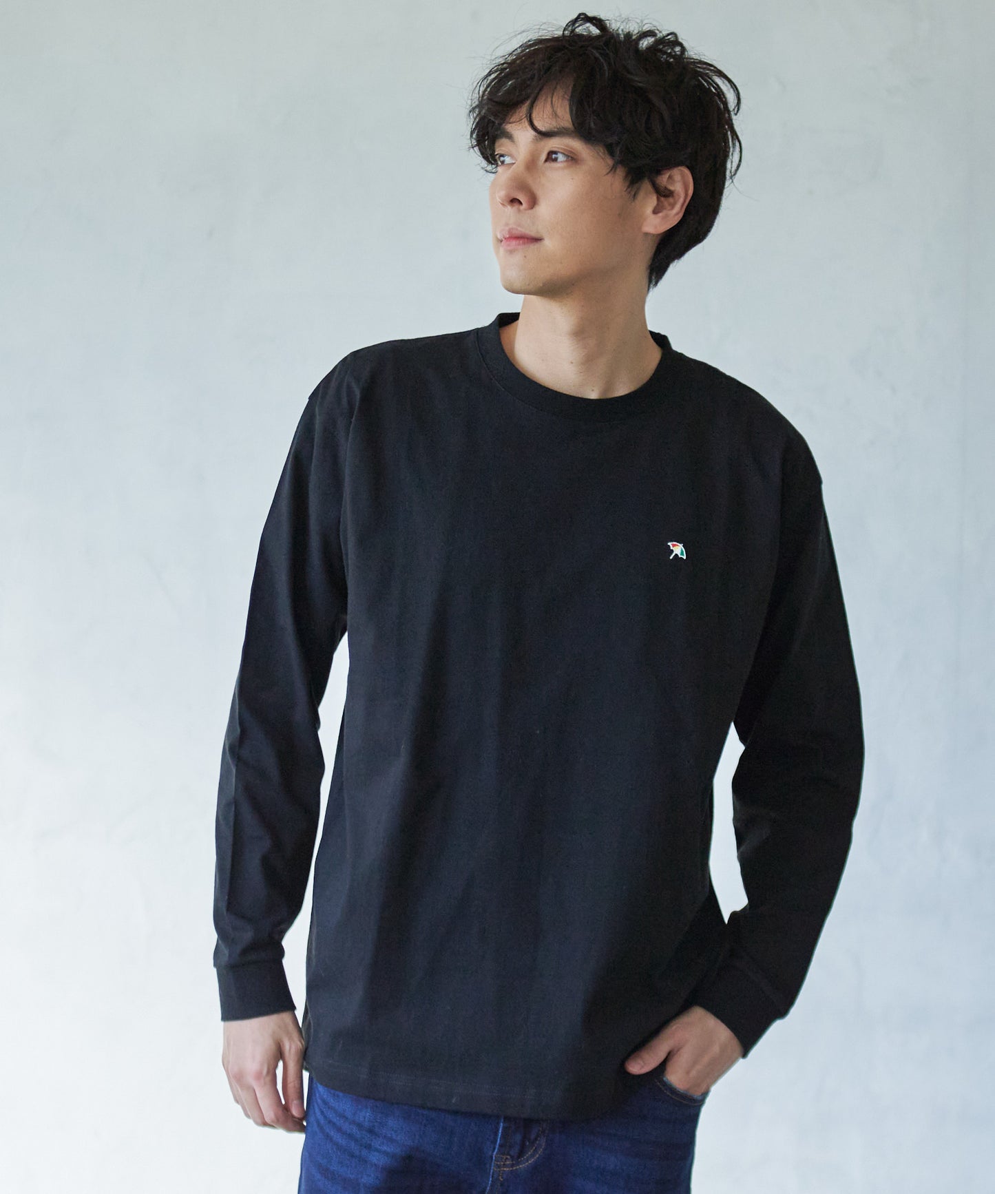 天竺シェアロングスリーブTシャツ