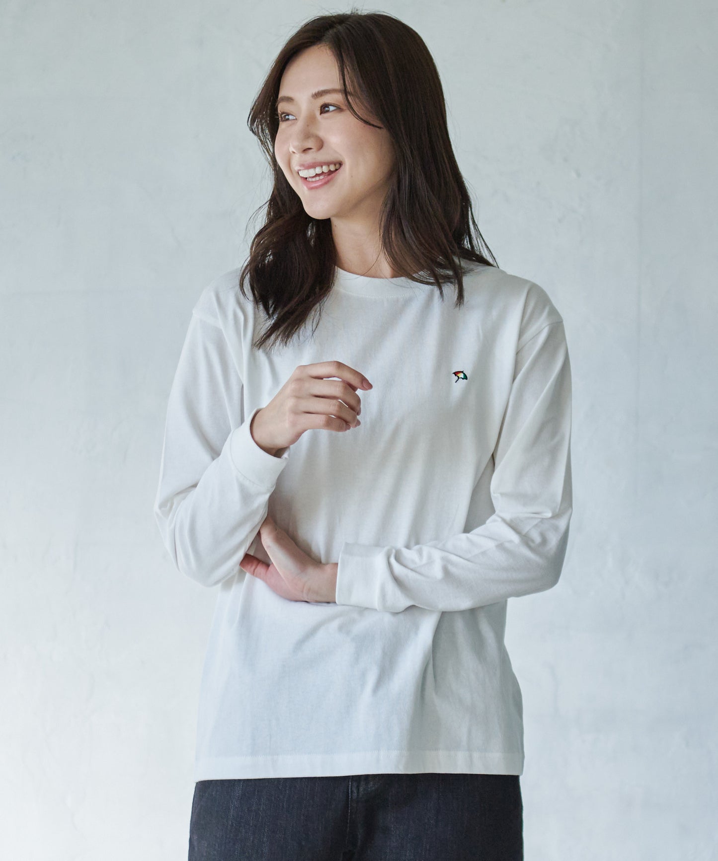 天竺シェアロングスリーブTシャツ