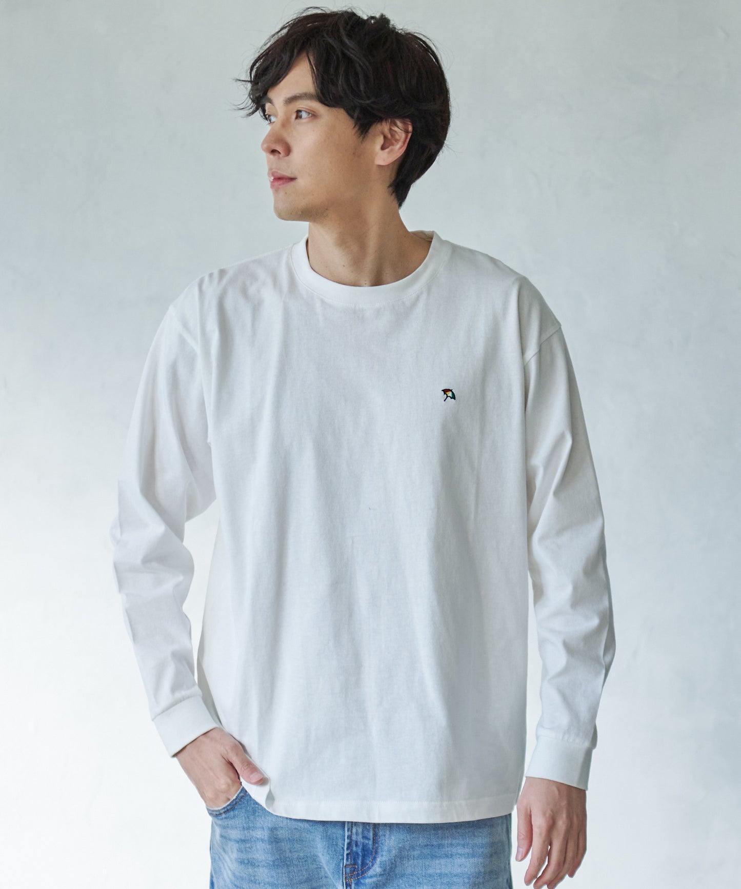 天竺シェアロングスリーブTシャツ