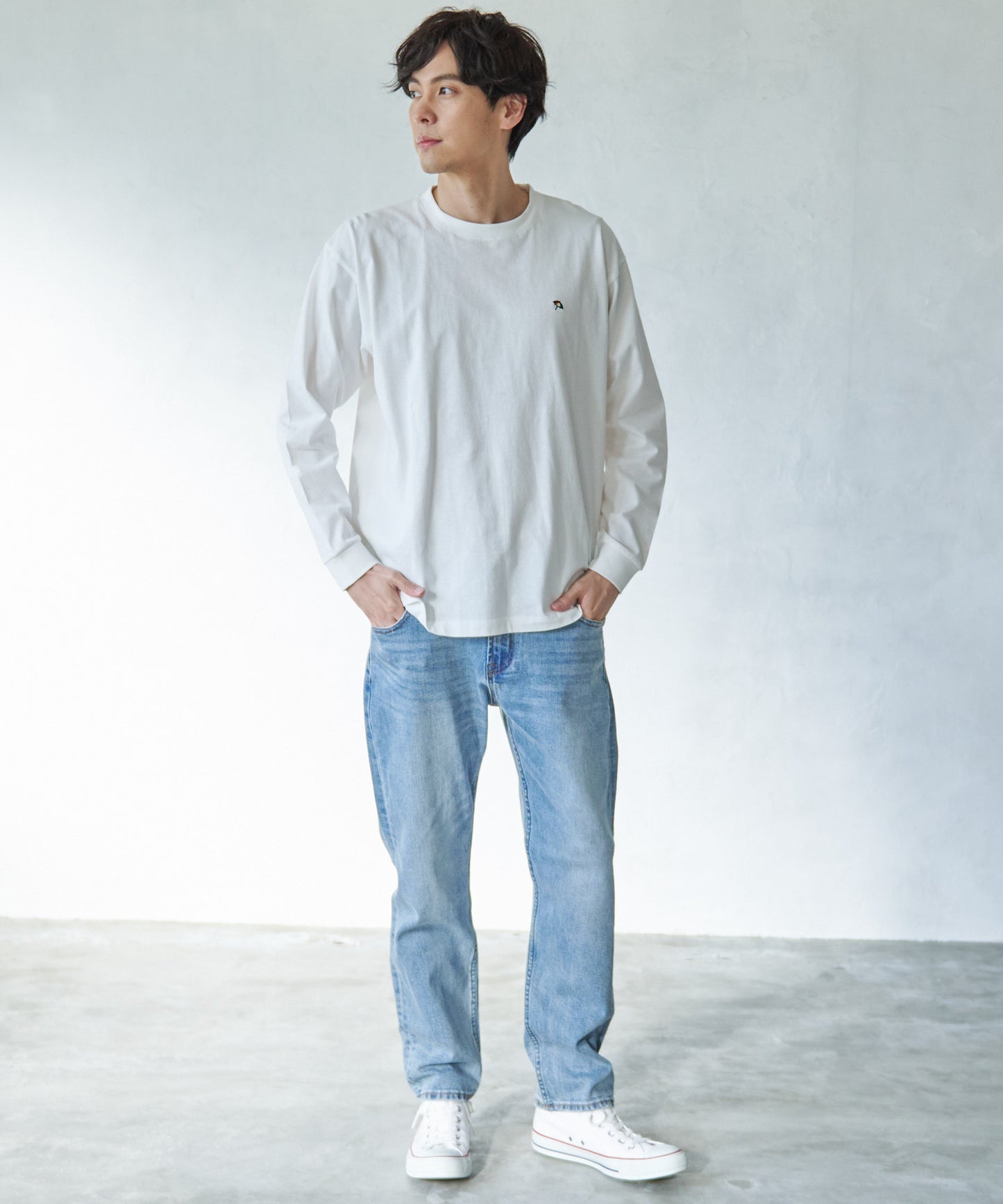 天竺シェアロングスリーブTシャツ