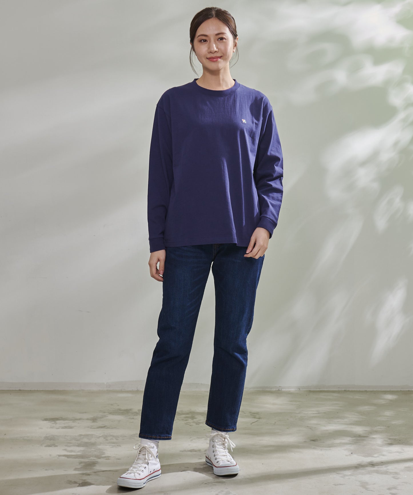 天竺シェアロングスリーブTシャツ