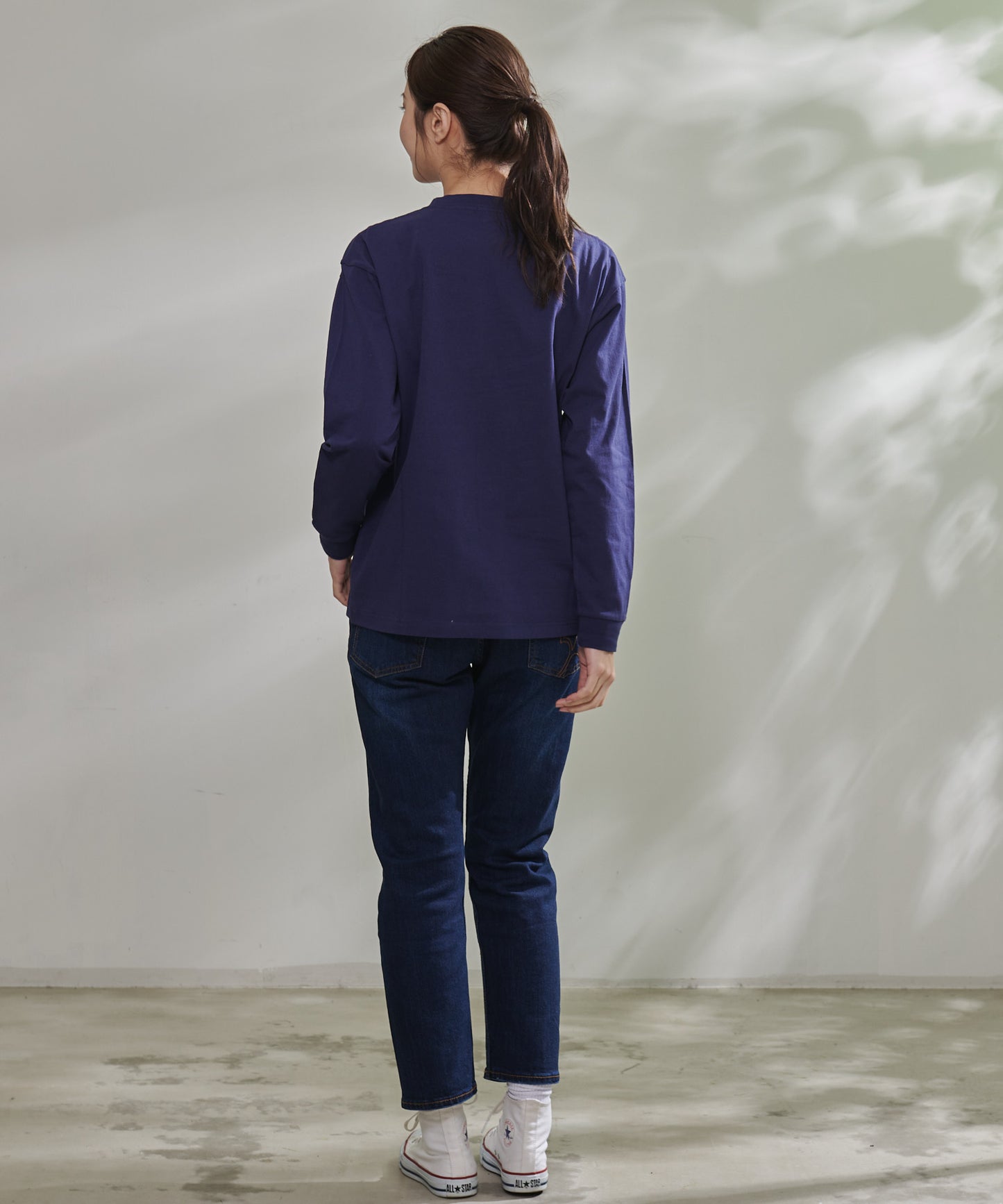 天竺シェアロングスリーブTシャツ
