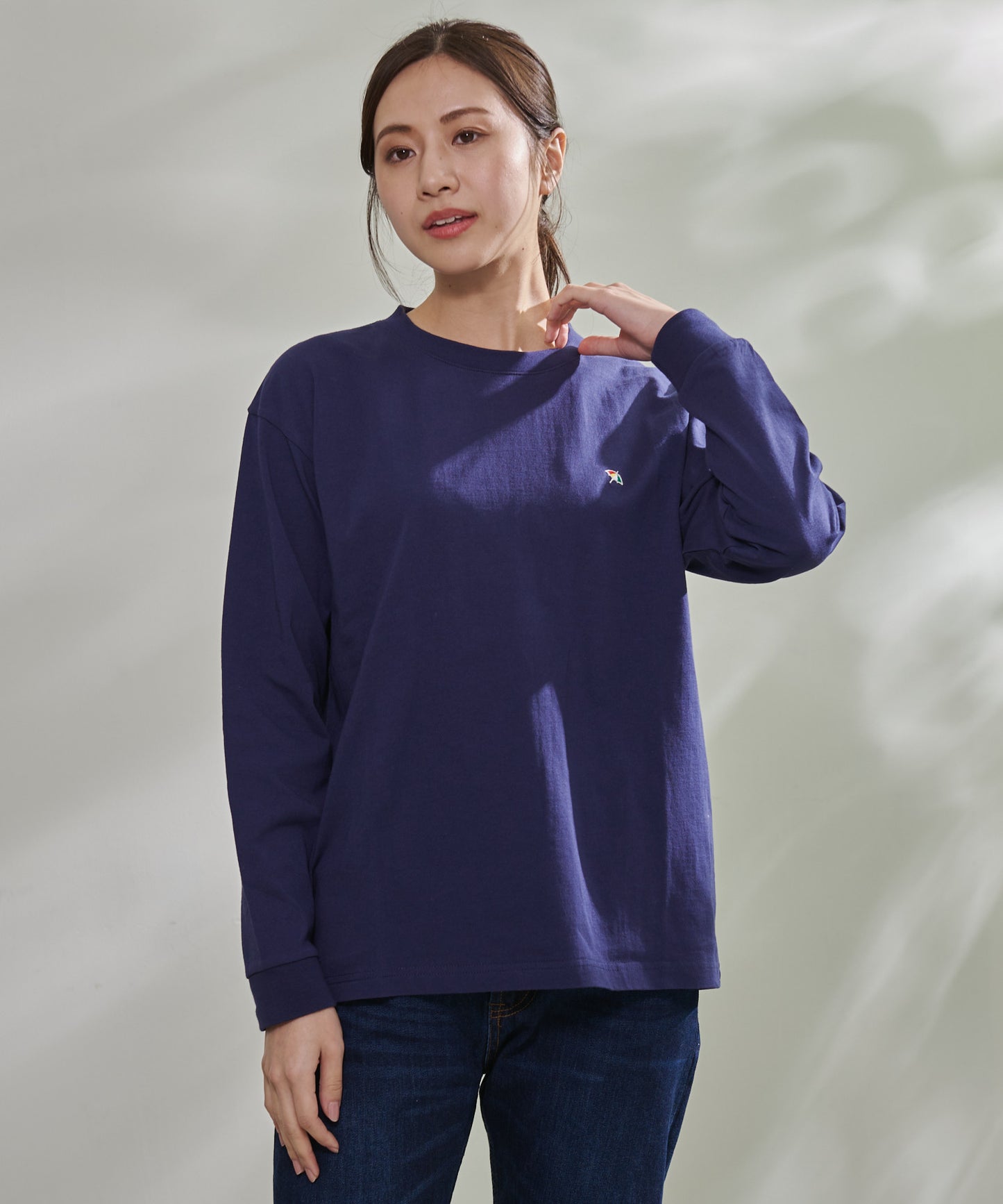 天竺シェアロングスリーブTシャツ
