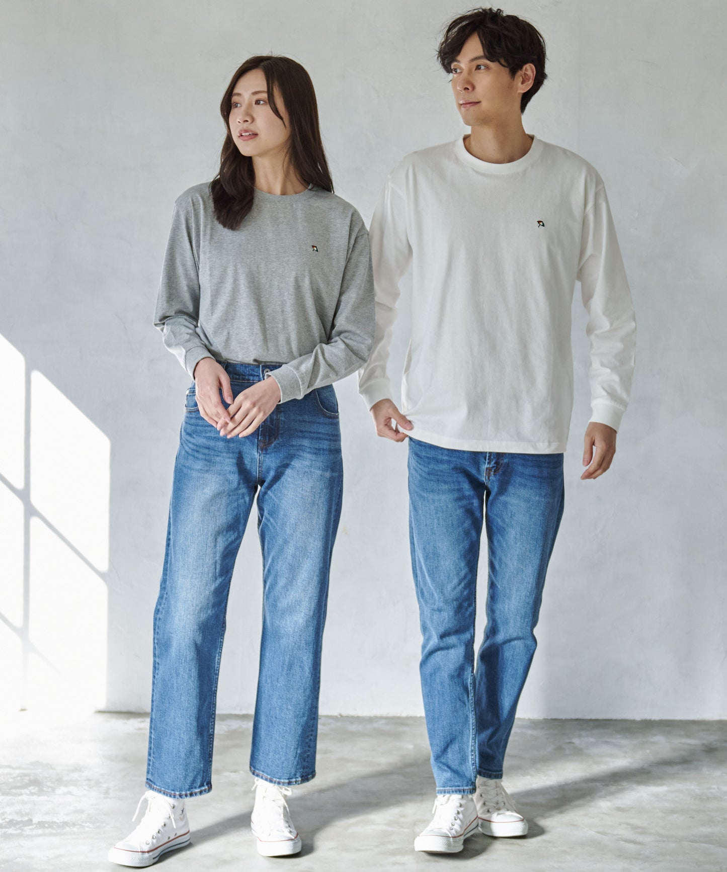 天竺シェアロングスリーブTシャツ